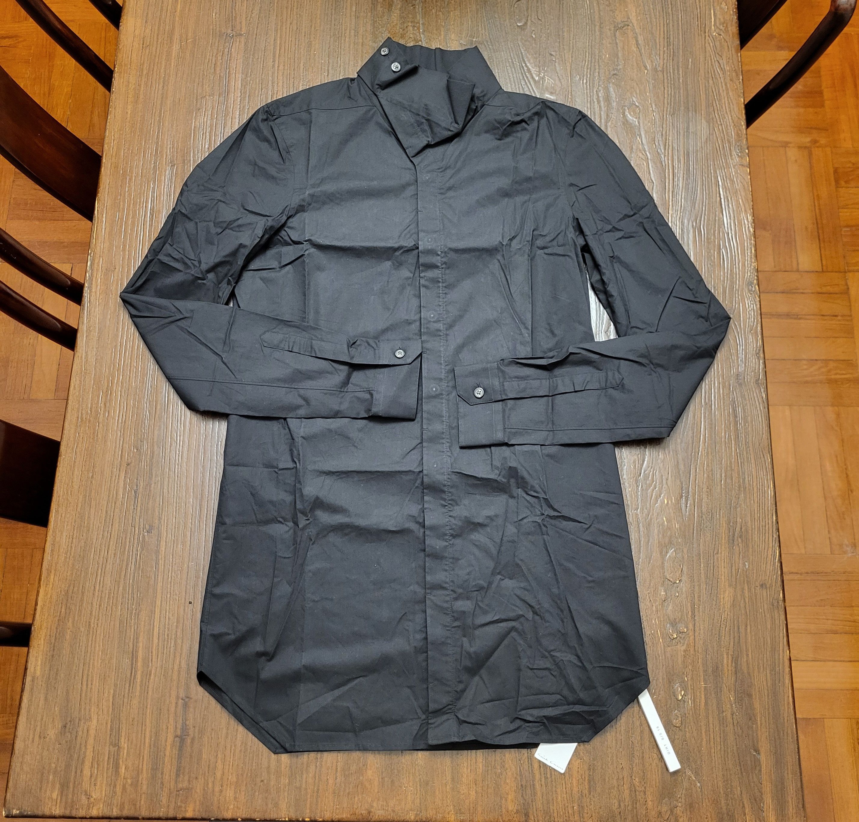 Rick Owens SS18 Dirt Button Up Collar Shirt | Grailed