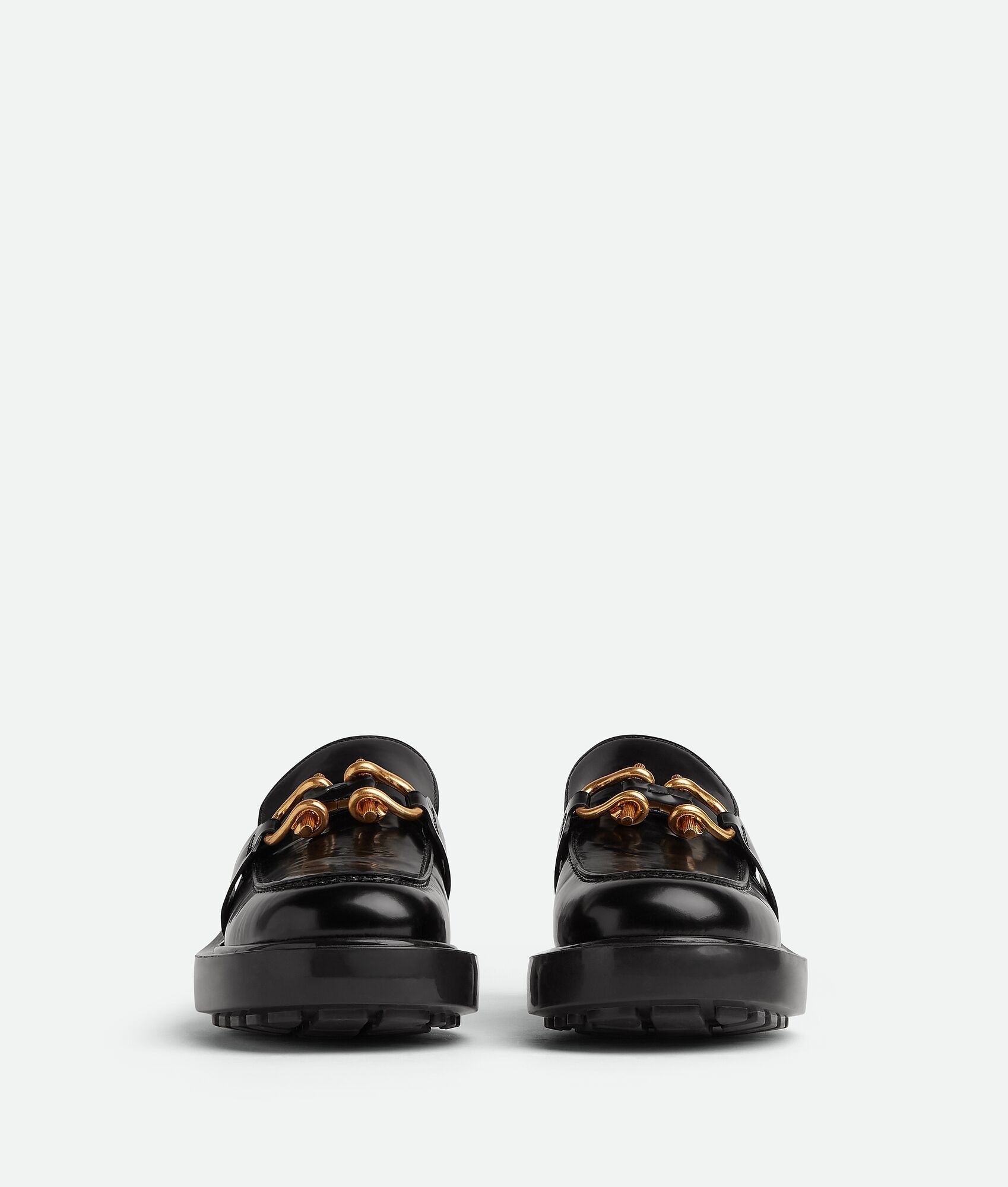 Bottega Veneta o1n1vont0125 Monsieur Chunky Loafers in Black Size US 8 / IT 38 - 2 Thumbnail