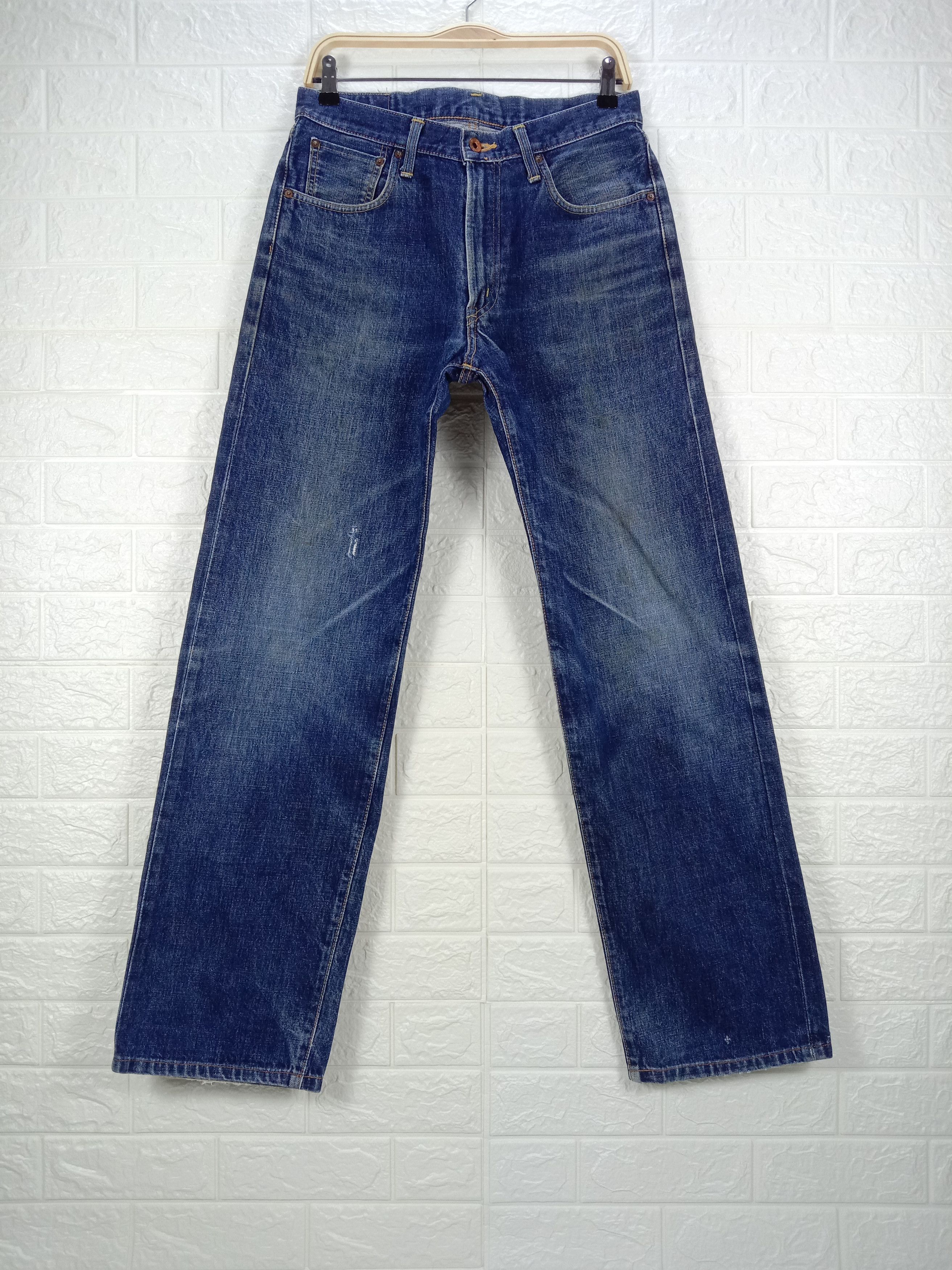 Edwin Vintage Edwin 505x Selvedge Jeans Orange Tab Denim Size US 31 - 2 Thumbnail