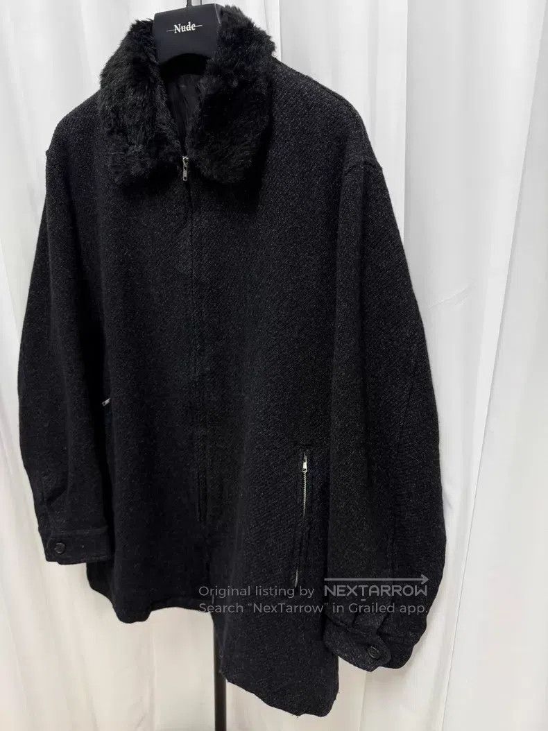 Yohji Yamamoto Yohji Yamamoto Wool Collar Twill Jacket Size US M / EU 48-50 / 2 - 2 Thumbnail