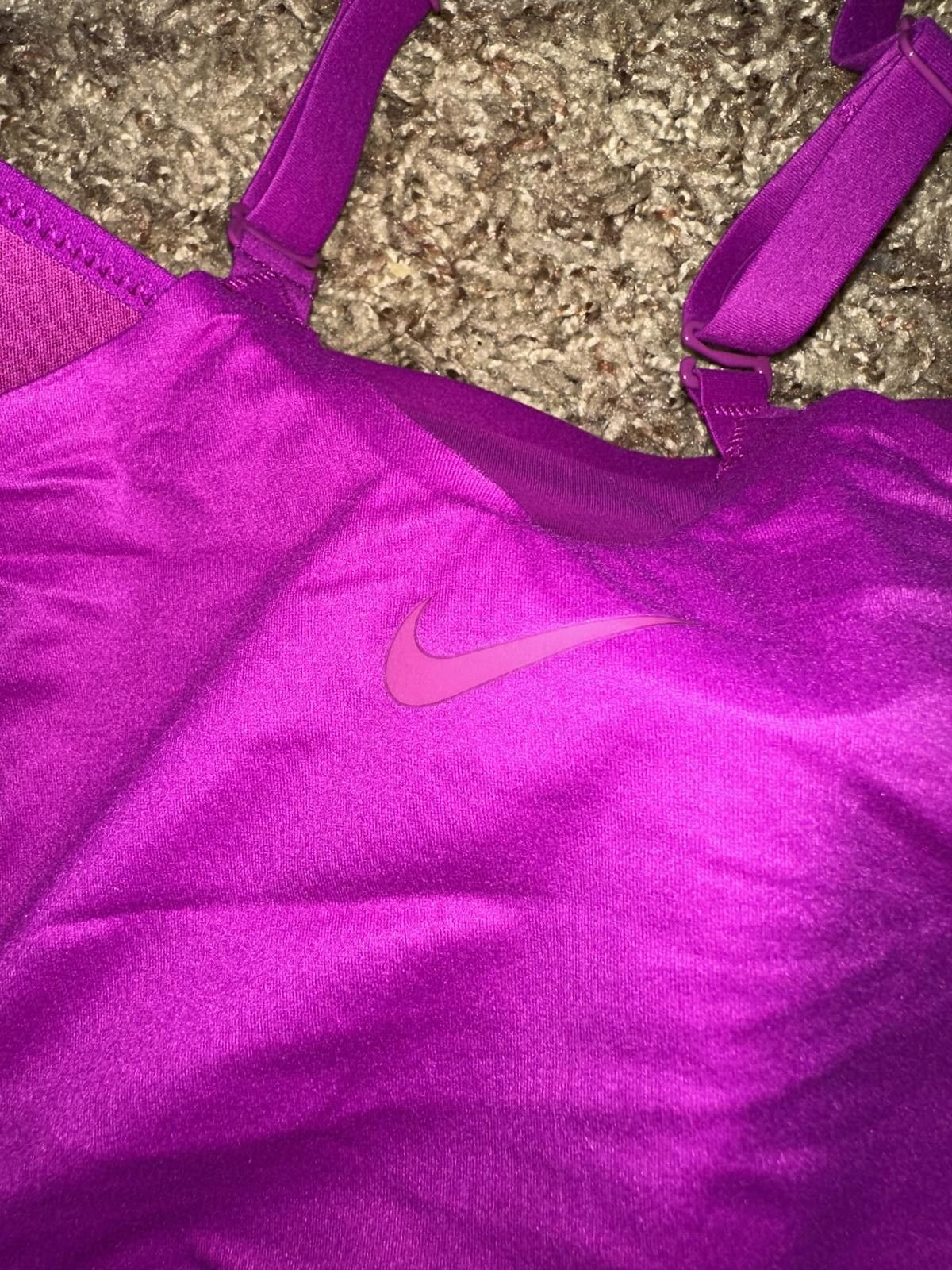 Nike Nike Indy Luxe Light Support Yoga Training Sports Bra Size ONE SIZE - 2 Thumbnail