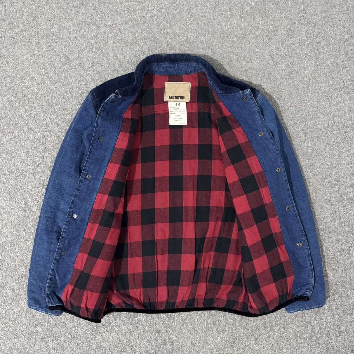 FACTOTUM FACTOTUM - Blouson Denim Jacket Size US M / EU 48-50 / 2 - 6 Thumbnail