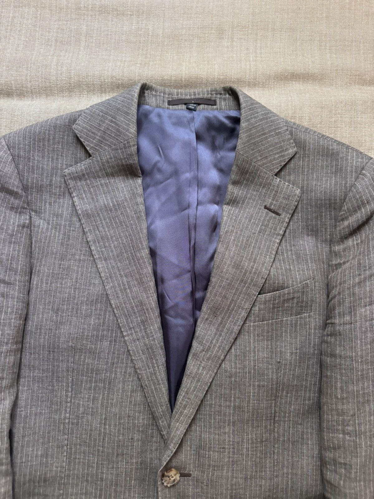 Suitsupply SUITSUPPLY Pure Woven in Italy Linen Jacket Size 36R - 3 Thumbnail
