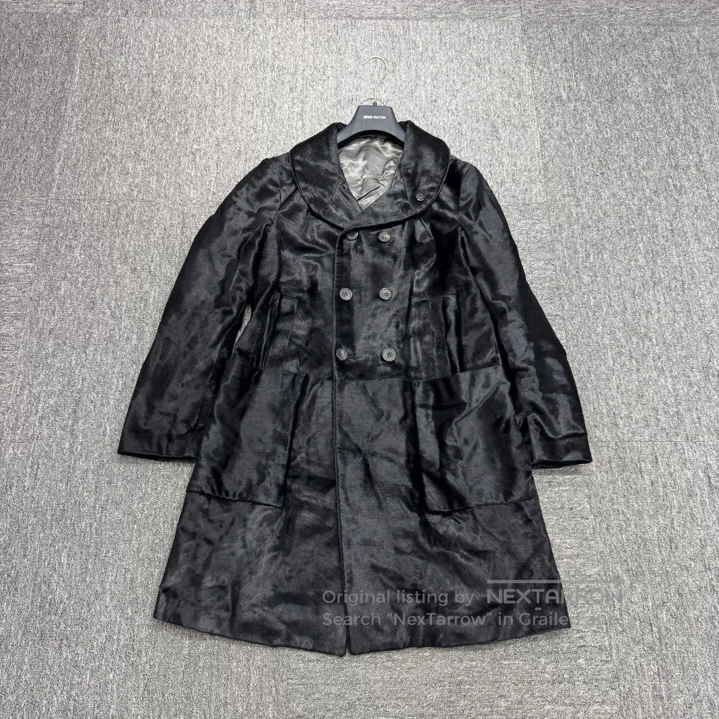 Giorgio Armani Giorgio Armani Black Leather Coat. Size US L / EU 52-54 / 3 - 1 Thumbnail