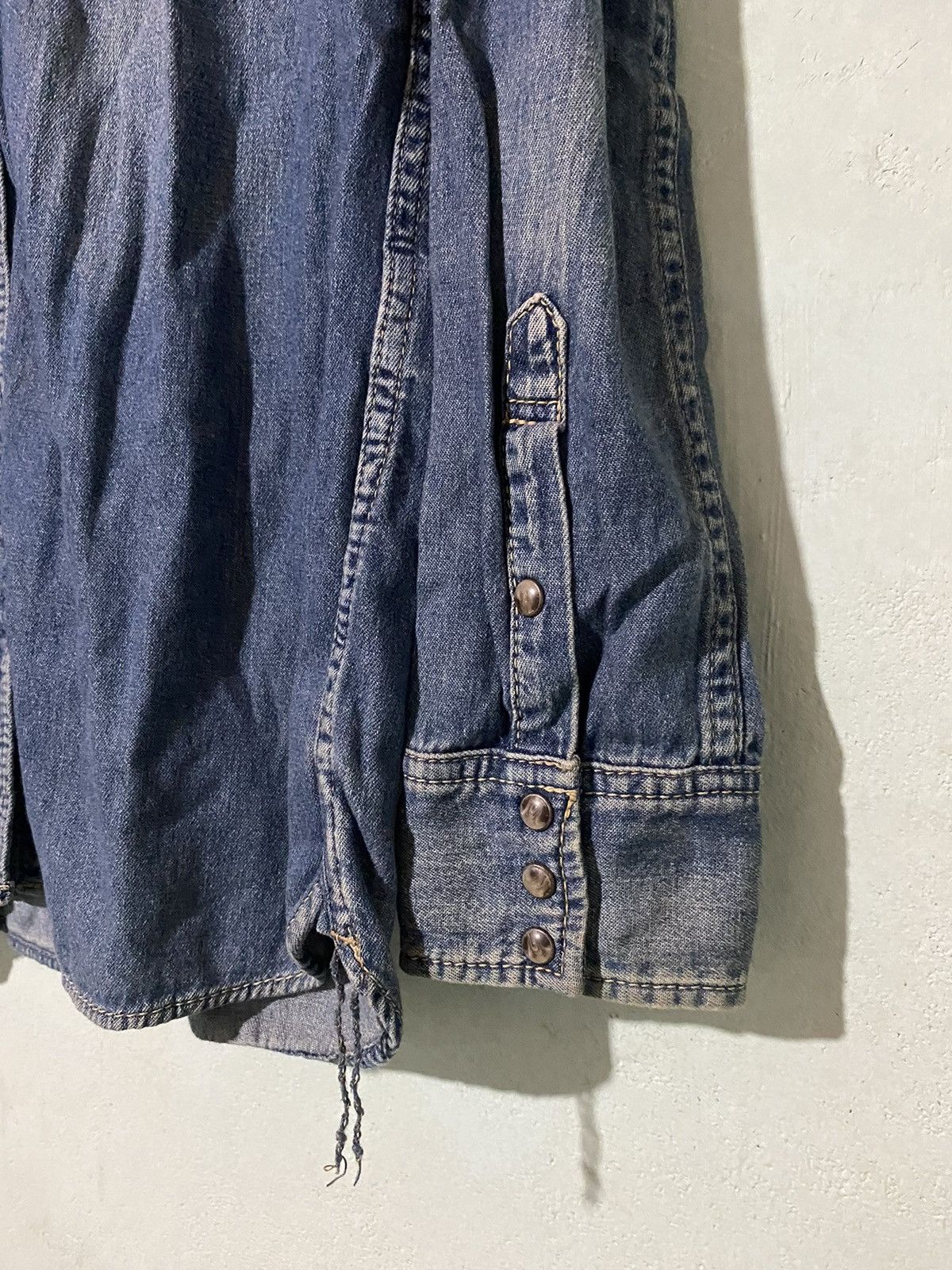 Beauty Beast × Hysteric Glamour × Japanese Brand GOA Denim Button Long Sleeve Size US M / EU 48-50 / 2 - 4 Thumbnail