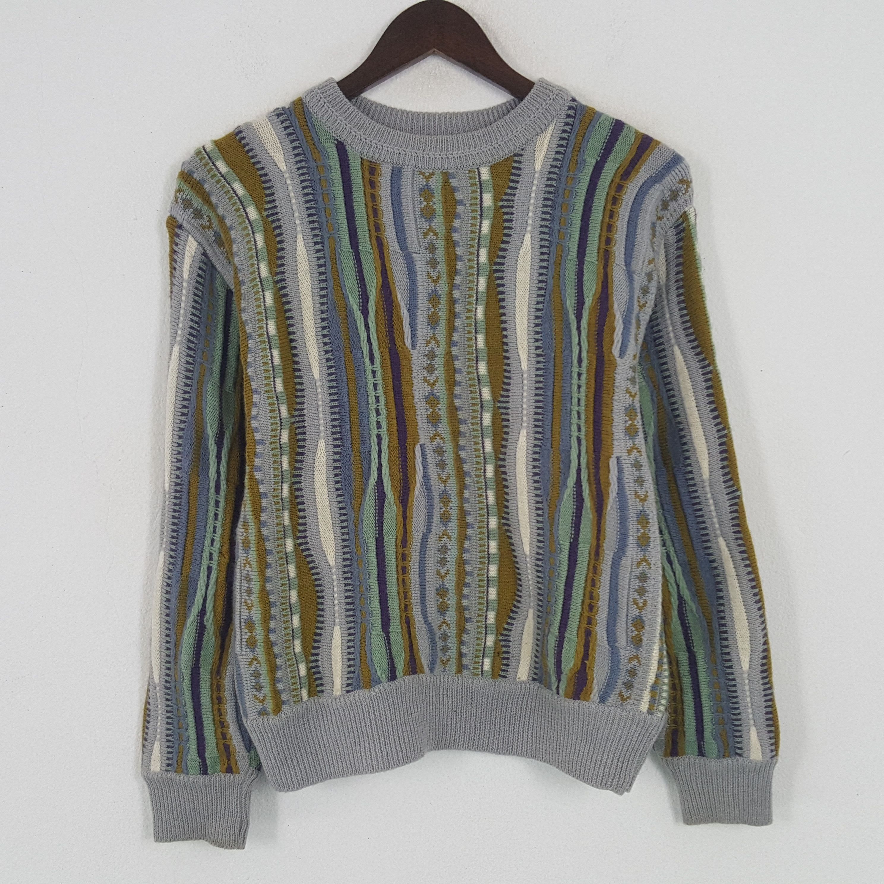 Vintage Boswell Like Coogi Style Knitwear Sweater