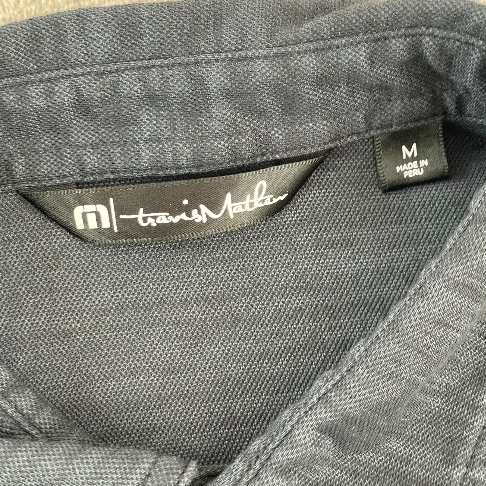 TravisMathew Travis Mathew What A Legend Polo Shirt Men M Heather Navy Polo Shirt Men M Heather Navy Size US M / EU 48-50 / 2 - 2 Thumbnail
