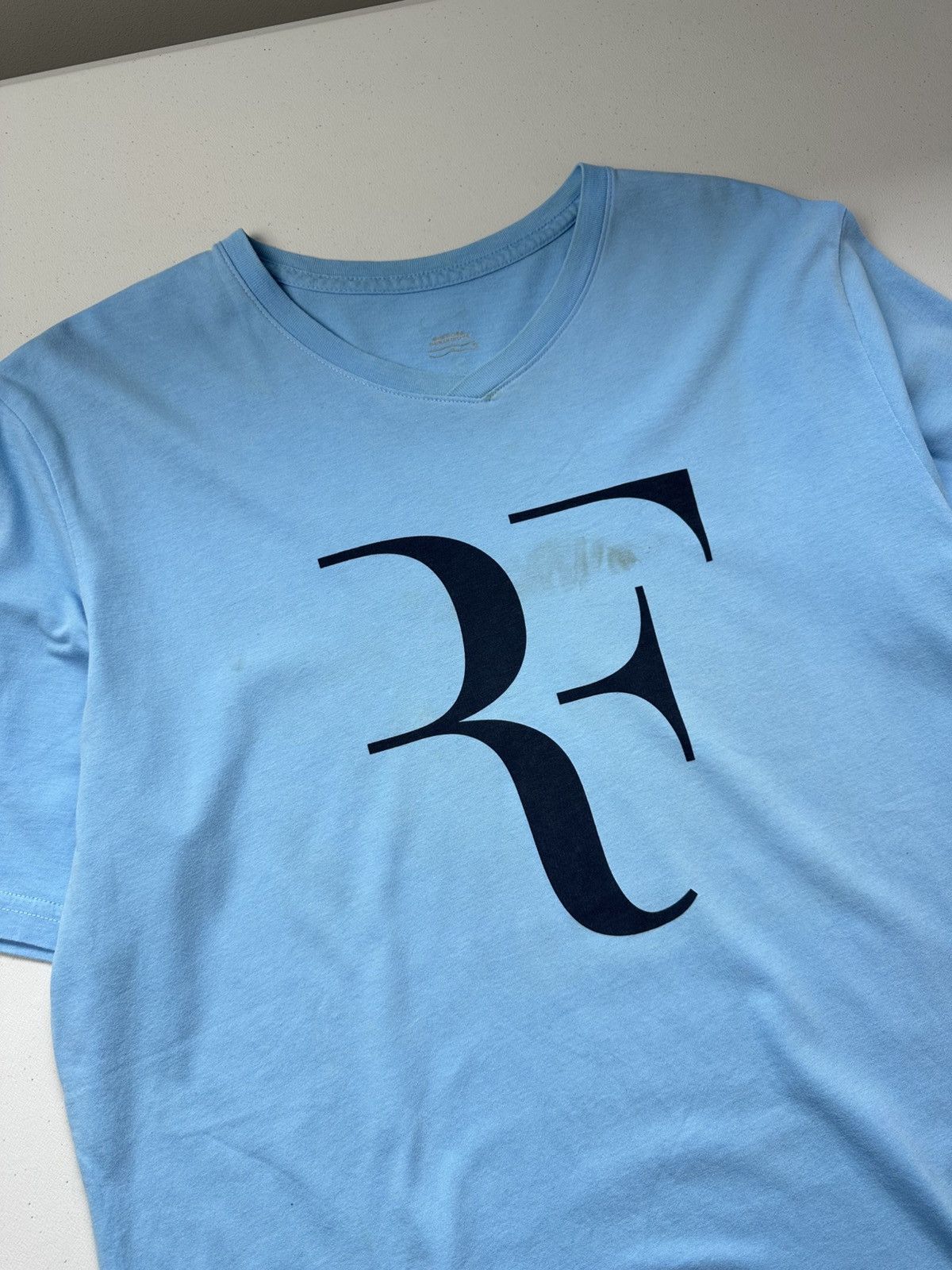 Nike Nike Roger Federer Box Logo Tee Oversized Streetwear Size US L / EU 52-54 / 3 - 7 Thumbnail