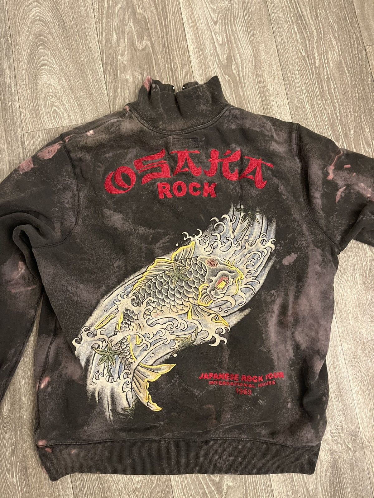 Vintage Lucky Brand Osaka Rock Tour Zip Jacket