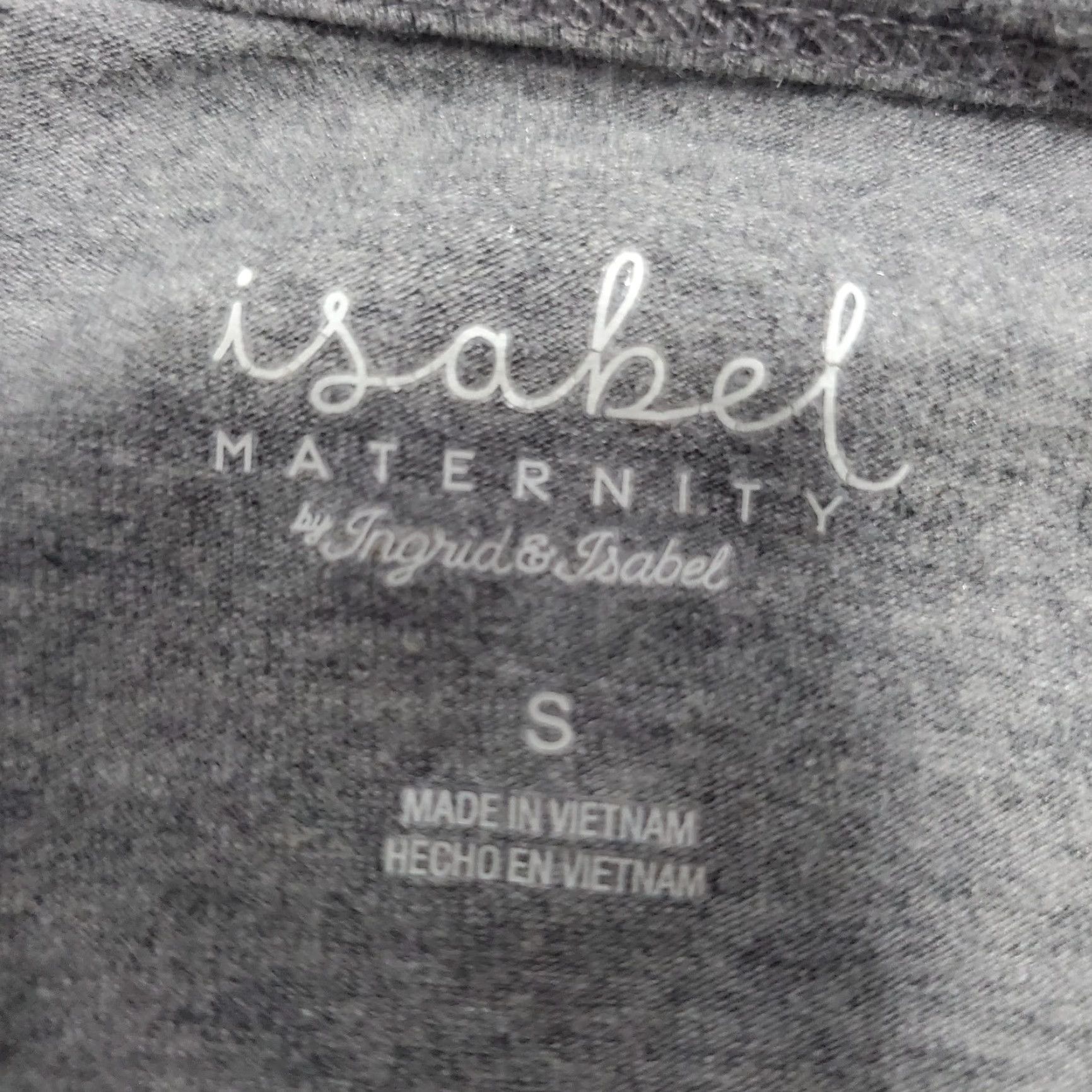 Vintage Isabel Maternity Midi Dress Women S Gray Short Sleeve Side Ties Adjustable Waist Casual Lightweight Jersey Dress Size 28" / US 6 / IT 42 - 3 Thumbnail