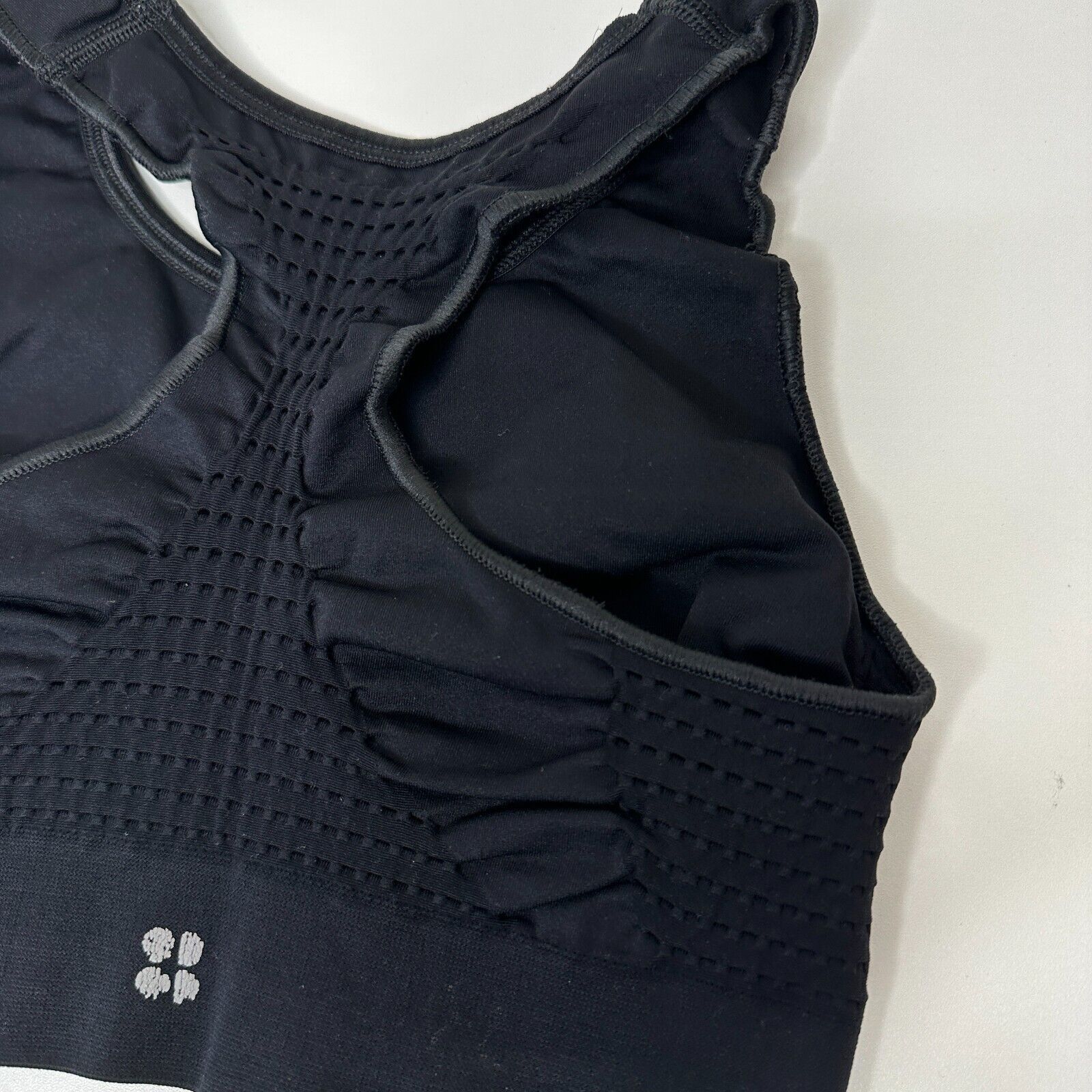 Sweaty Betty Sweaty Betty Black High Neck Sports Bra Wicking Racerback M Size M / US 6-8 / IT 42-44 - 4 Thumbnail