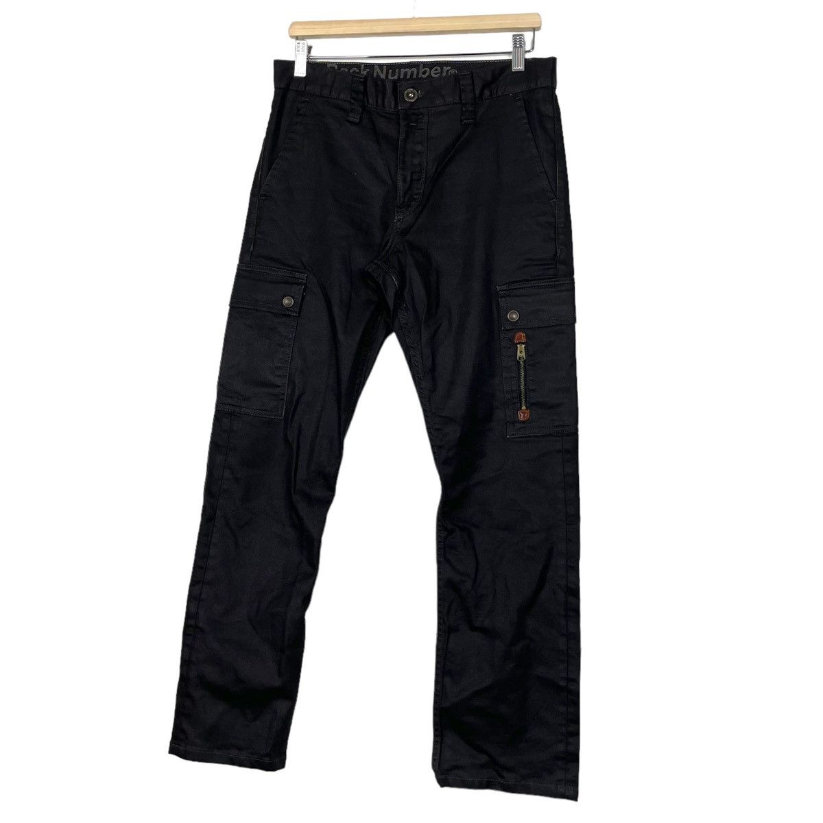 Beauty Beast × Japanese Brand 💥BACK NUMBER JAPAN WAXED CARGO JEAN BONDAGE TACTICAL Size US 32 / EU 48 - 2 Thumbnail