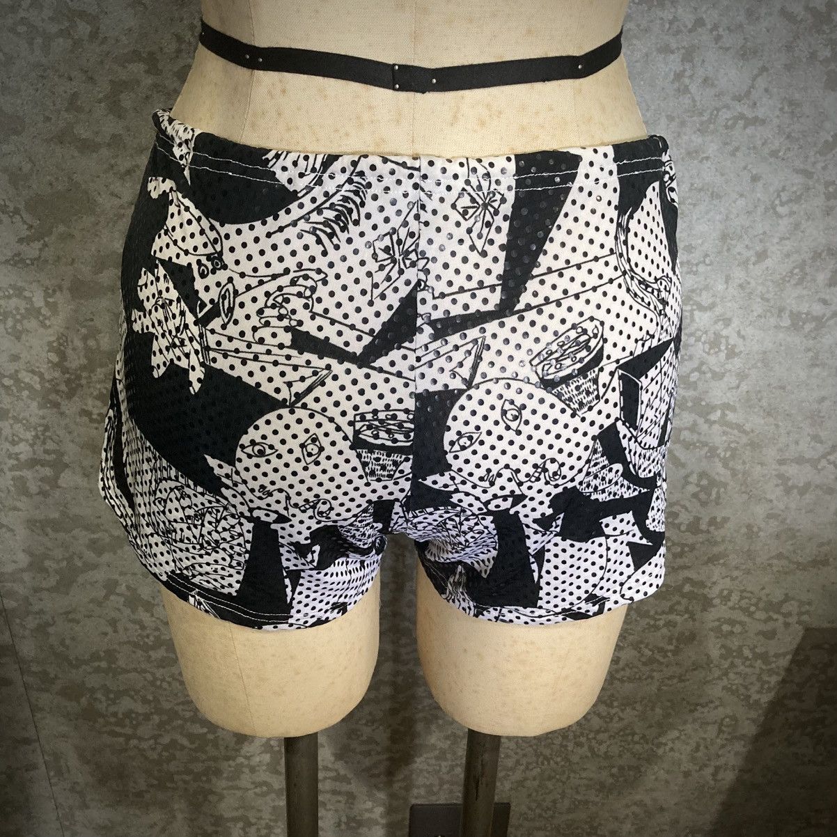 Japanese Brand 2000s Runway Archive Micro Shorts Set-Up Size S / US 4 / IT 40 - 8 Thumbnail