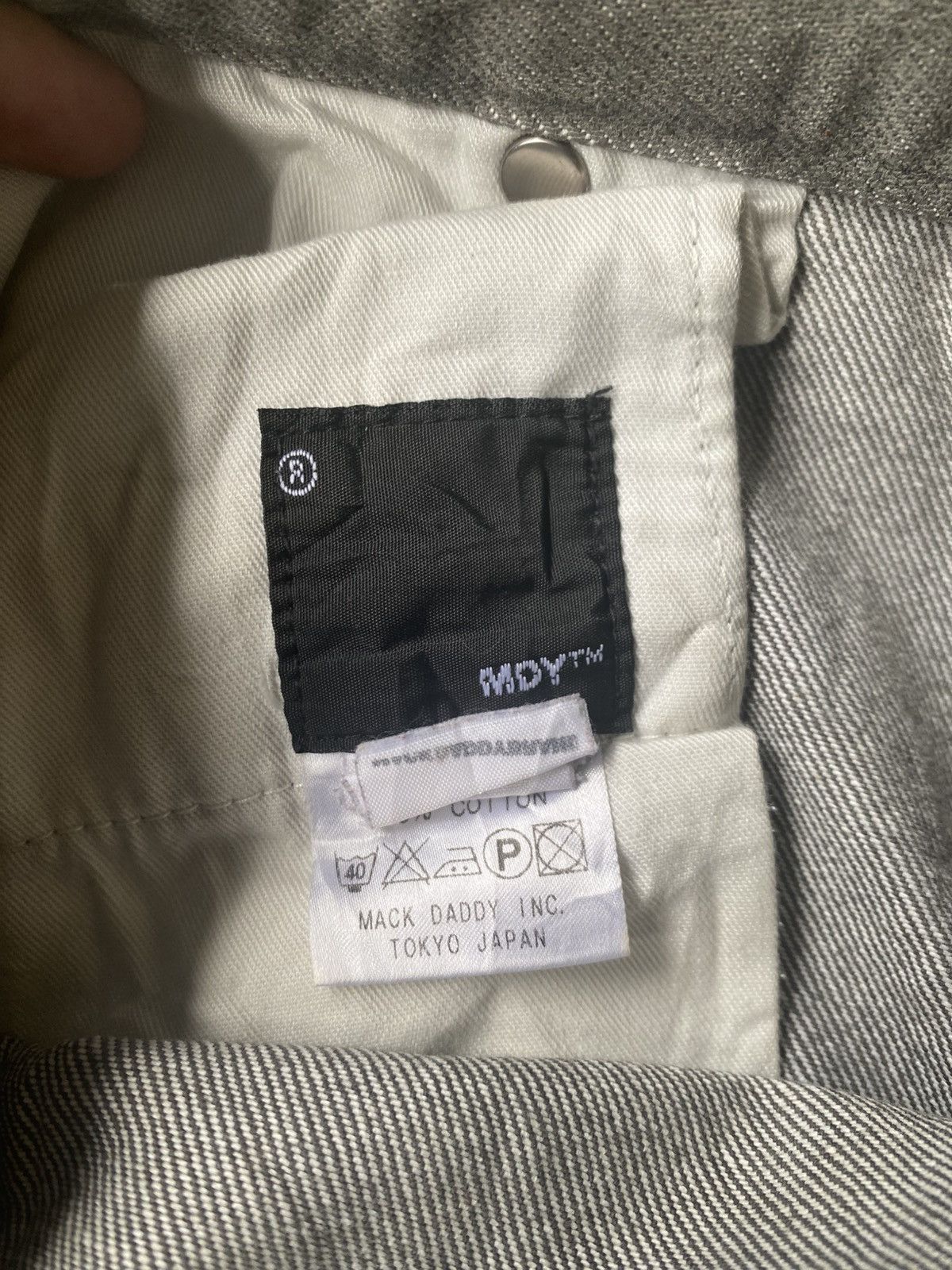 If Six Was Nine × Japanese Brand Mackdaddy Cargo Scovil Button Distressed Denim Size US 34 / EU 50 - 7 Thumbnail