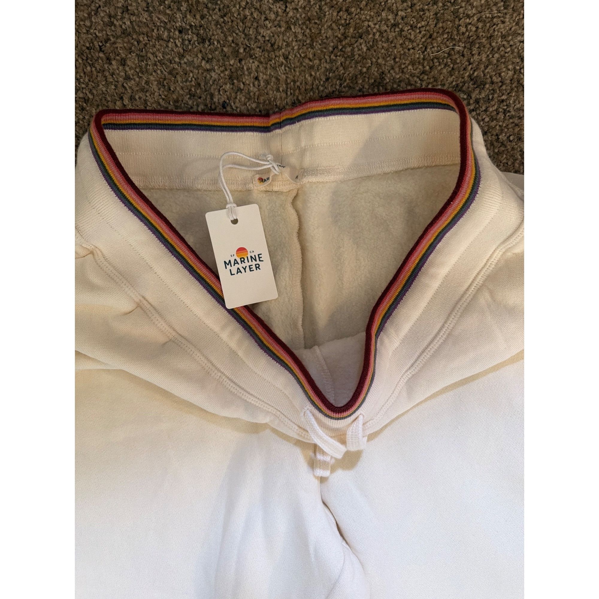 Other Marine Layer Women's Anytime Wide Leg Sweatpants Medium Off Size 32" / US 10 / IT 46 - 7 Thumbnail