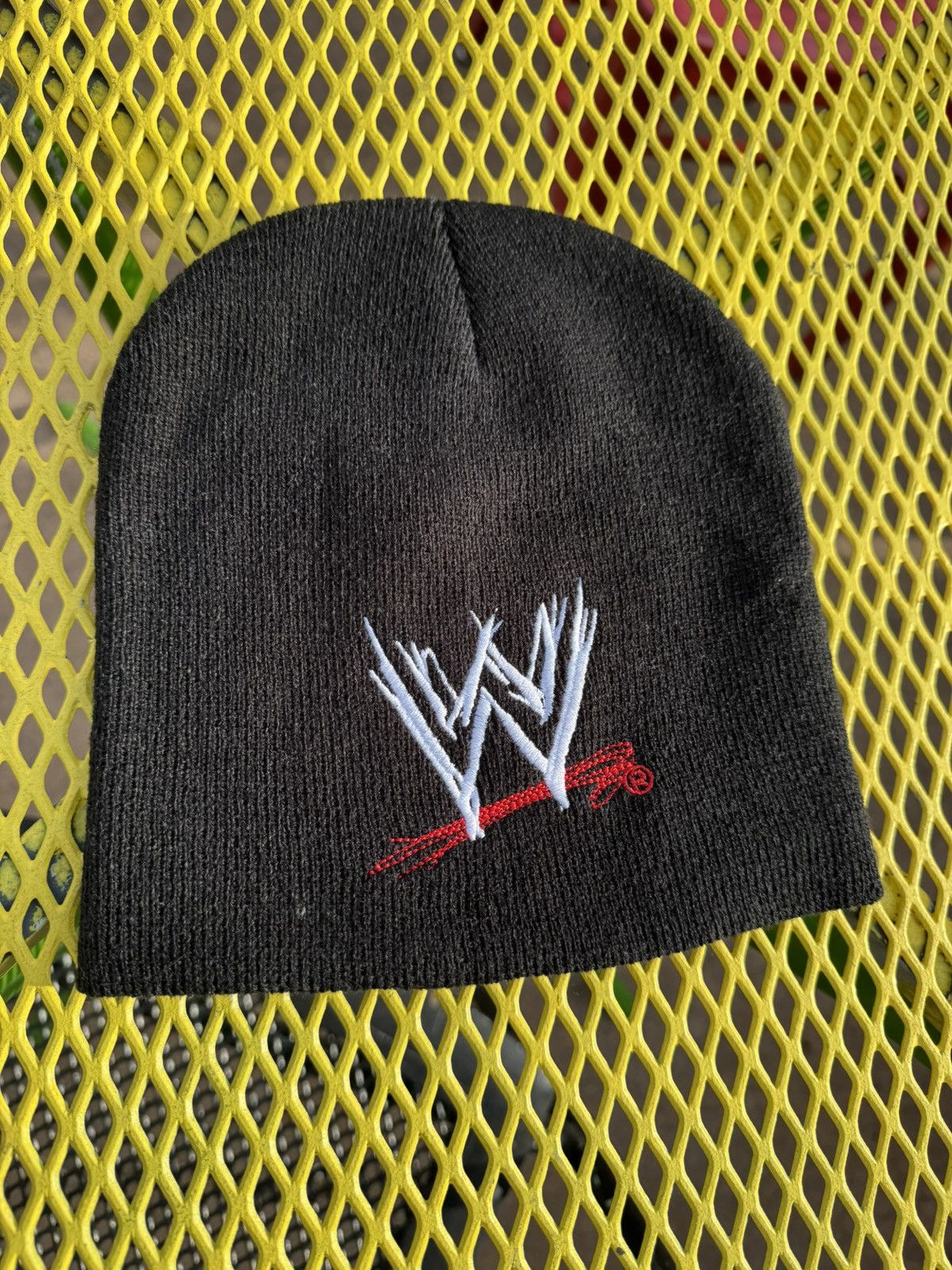 WCW/nWo × WWE × WWF WWE WRESTLING BEANIE Y2K VINTAGE WWF WCW NWO HAT Size ONE SIZE - 3 Thumbnail