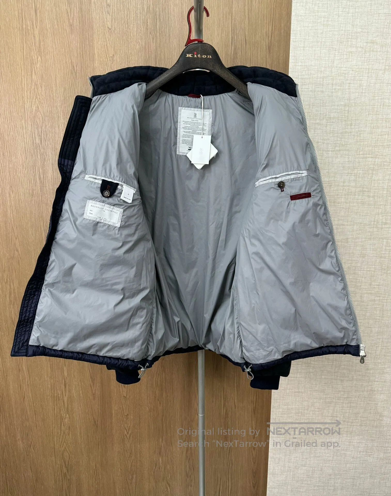 Brunello Cucinelli Brunello Cucinelli Men's Down Jacket. Size US M / EU 48-50 / 2 - 3 Thumbnail