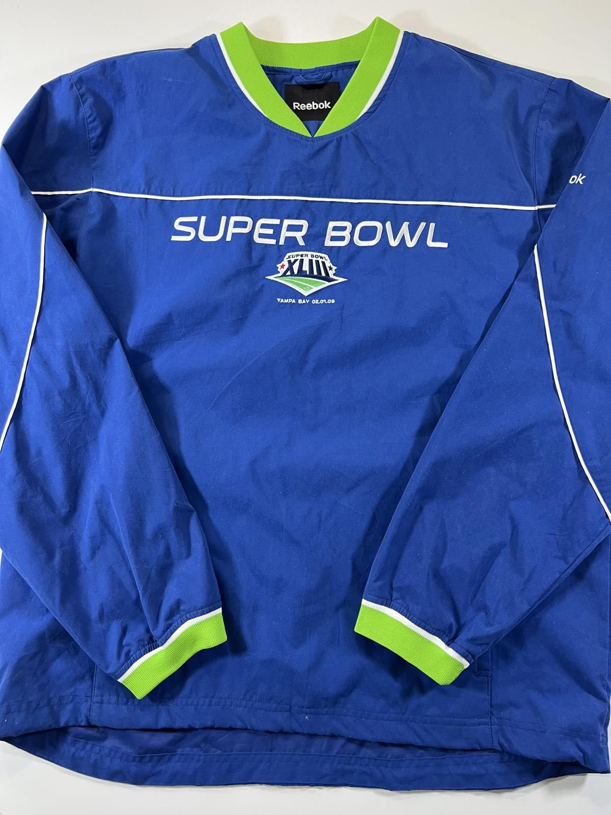 Reebok Reebok Super Bowl XLIII Pullover Jacket M Size US M / EU 48-50 / 2 - 1 Thumbnail