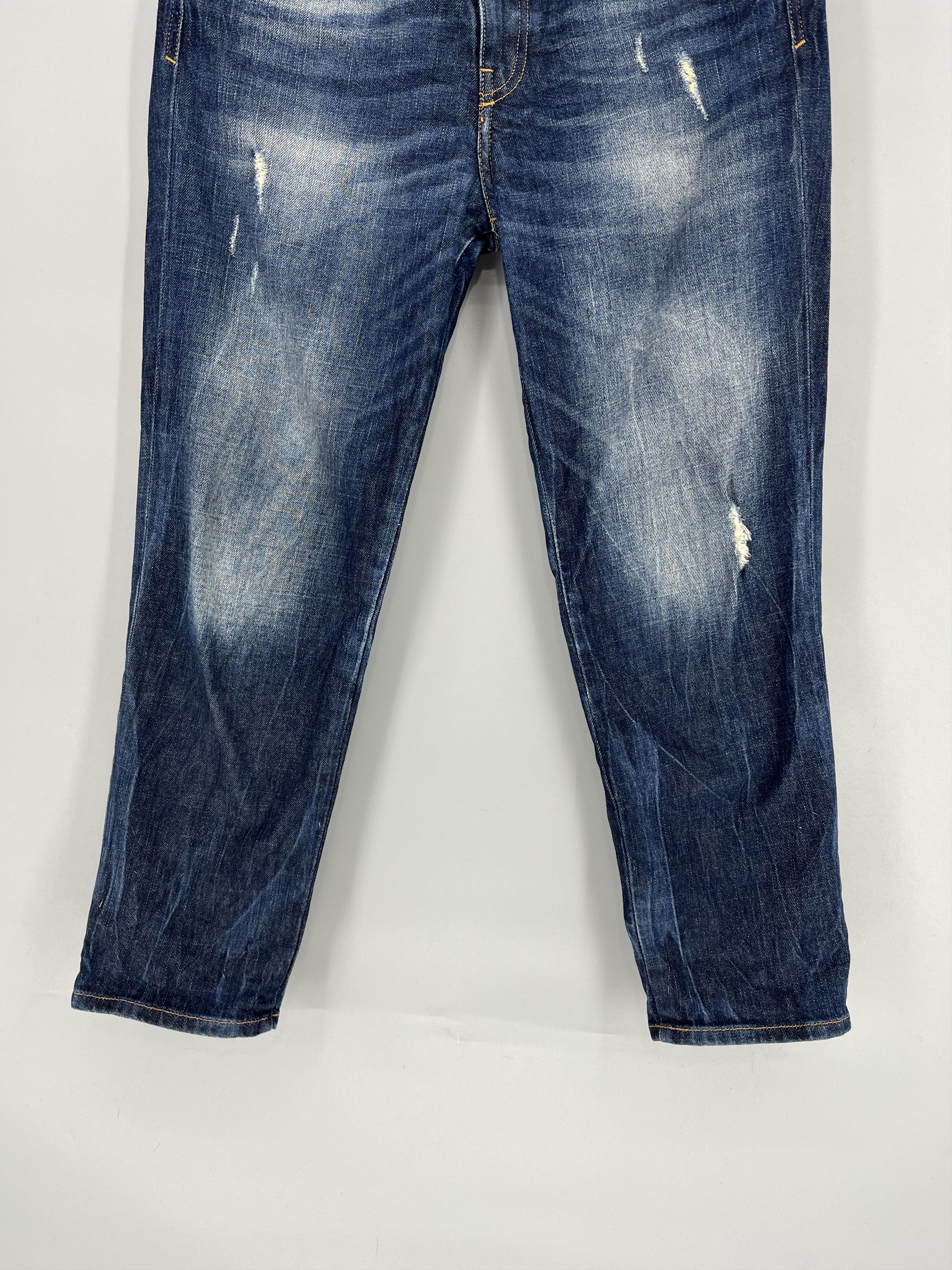 Diesel Vintage Y2K Men’s Diesel Distressed Patchwork Denim Jeans Size US 30 / EU 46 - 3 Thumbnail