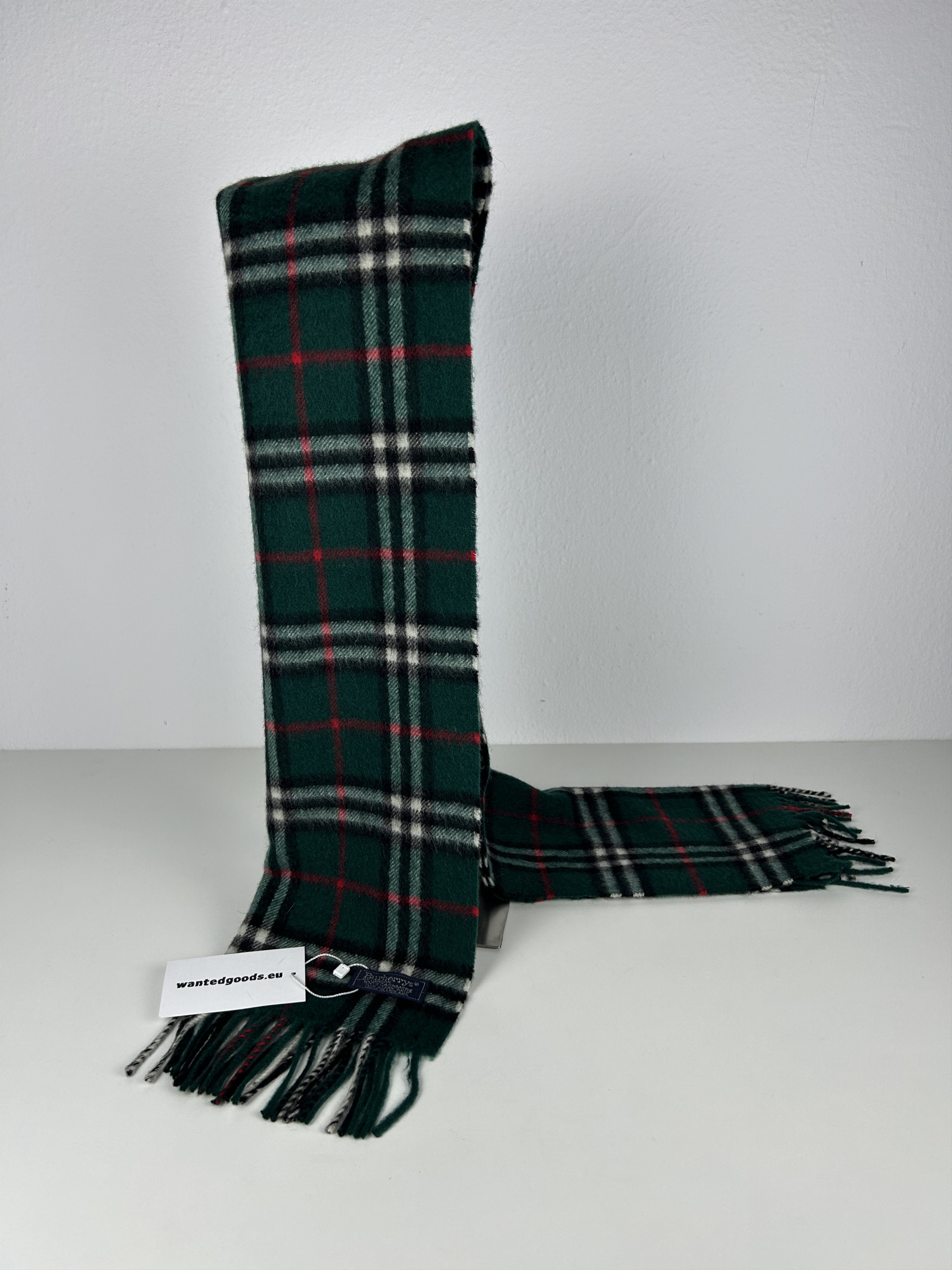 Burberry Vintage Burberry green nova check cashmere scarf Size ONE SIZE - 5 Thumbnail