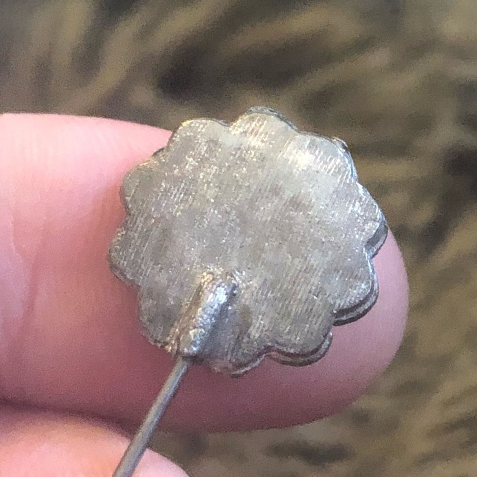 Other Antique Mount Vernon silver tone hat pin stick pin Size ONE SIZE - 7 Thumbnail
