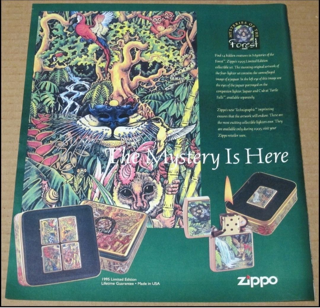 Zippo Vintage 1993 Zippo “I Solved the Mystery” Jungle Graphic T Size US XL / EU 56 / 4 - 3 Thumbnail