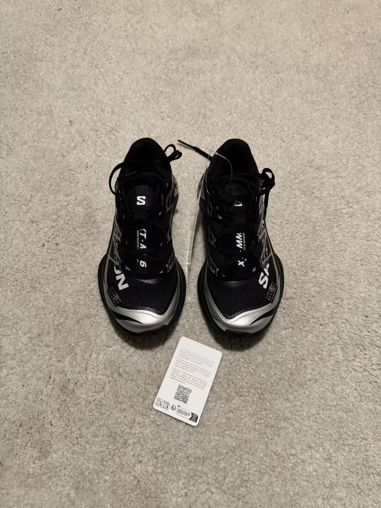 Maison Margiela × Salomon Salomon XT-MM-6 x MM6 Maison Margiela Sneakers Black Silver Size US 6 / IT 36 - 4 Thumbnail