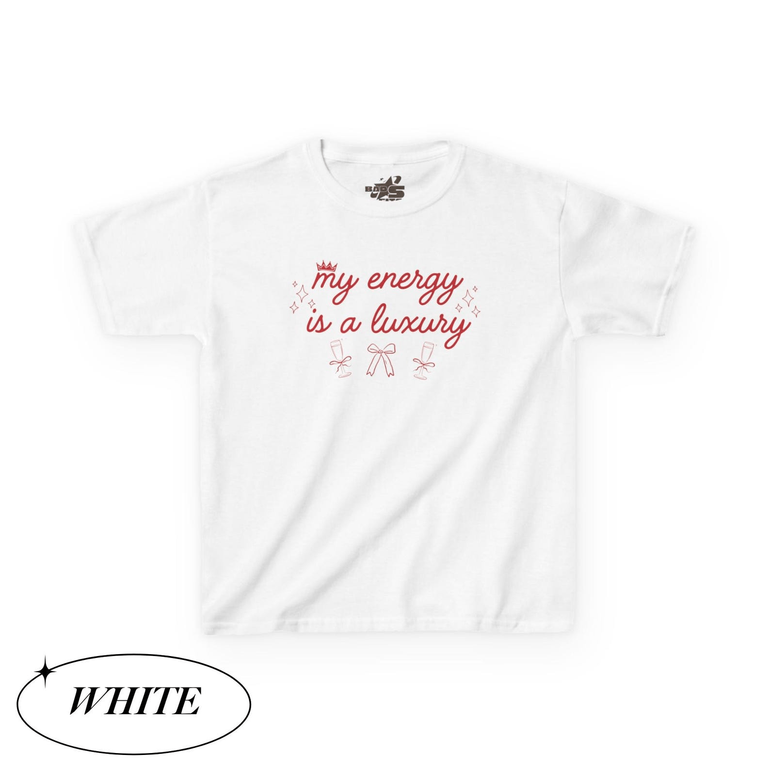 Other My Energy Is A Luxury Y2K Baby Tee Size US M / EU 48-50 / 2 - 3 Thumbnail