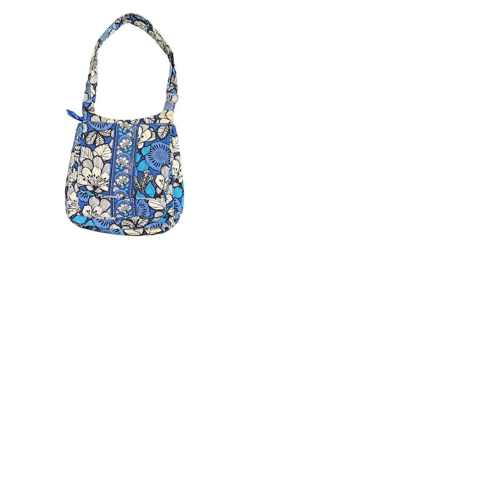Vera Bradley Vera Bradley Bayou Crossbody Purse Blue Bayou Adjustable Strap Womens Medium Crossbody Bag Tote Size ONE SIZE - 12 Thumbnail