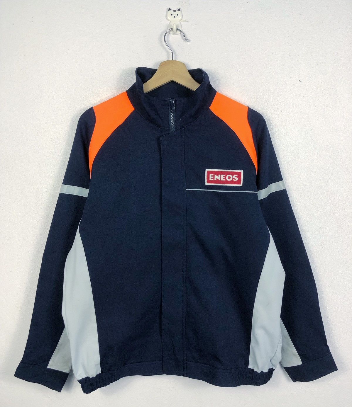 image of Racing x Vintage Eneos Japan Workwear Jacket in Blue, Men's (Size XL)