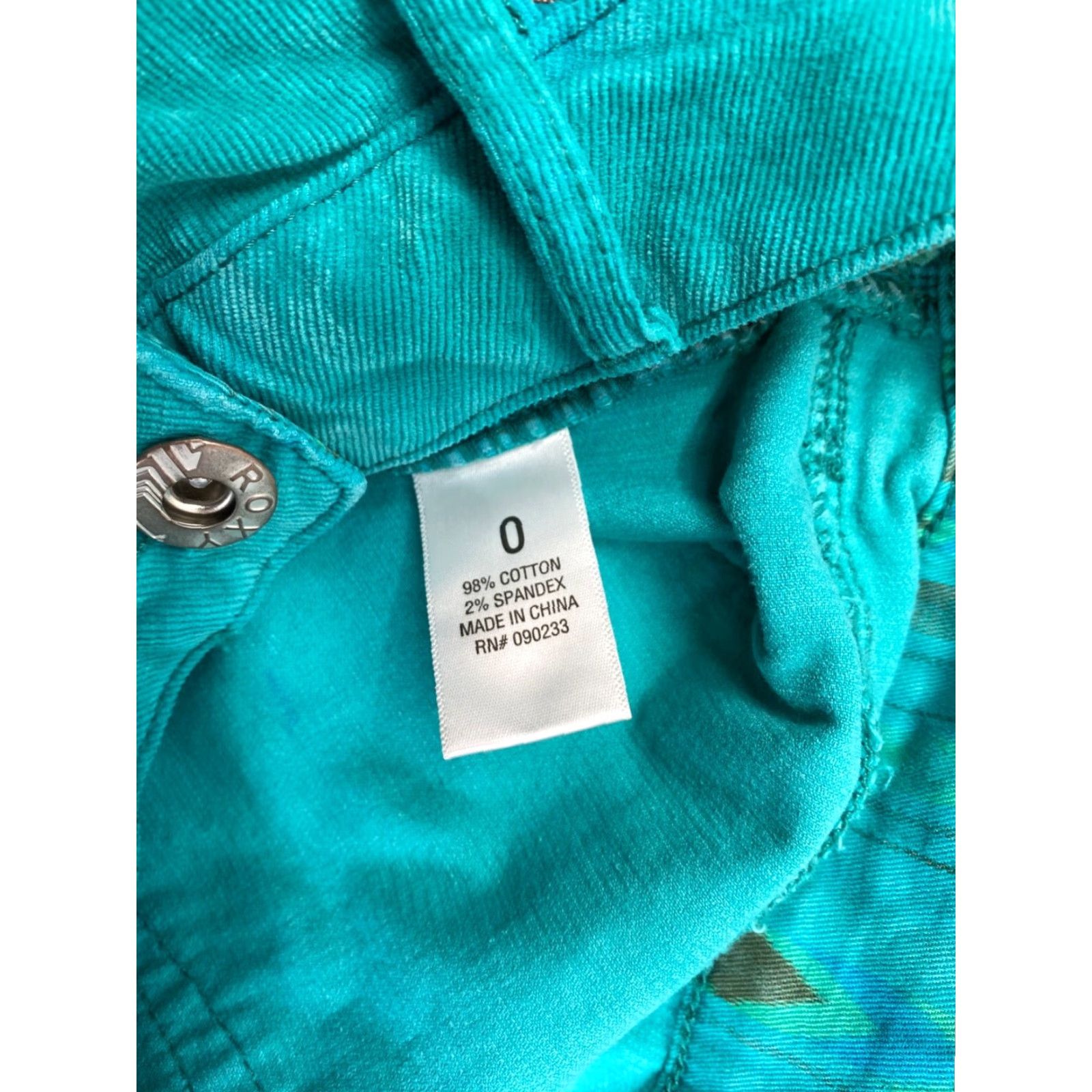 Vintage Roxy Jeans Womens 0 Skinny Green Casual Inseam 29" 10596 Jeans Size 25" / US 0 / IT 36 - 5 Thumbnail