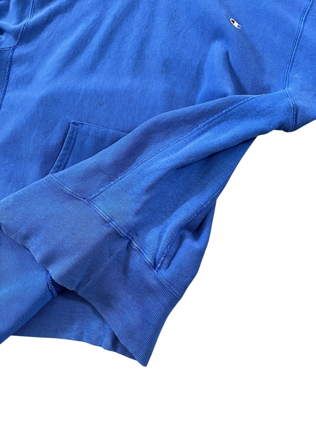 Champion 1980s Champion Reverse Weave Trashed Sun Faded Hoodie Size US XL / EU 56 / 4 - 7 Thumbnail