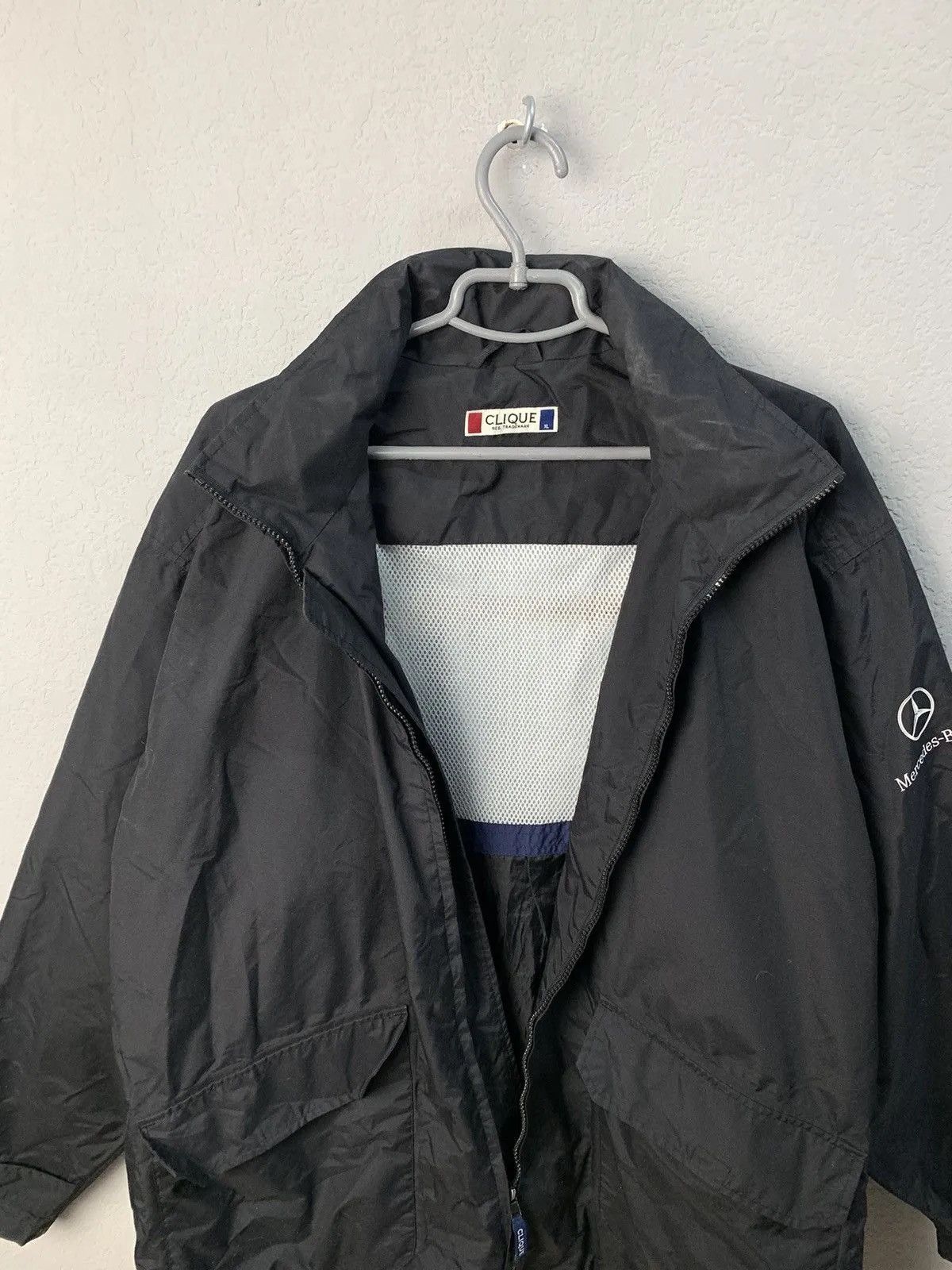 Mercedes-Benz × Vintage Mercedes-Benz vintage Y2K nylon jacket Size US XL / EU 56 / 4 - 7 Thumbnail