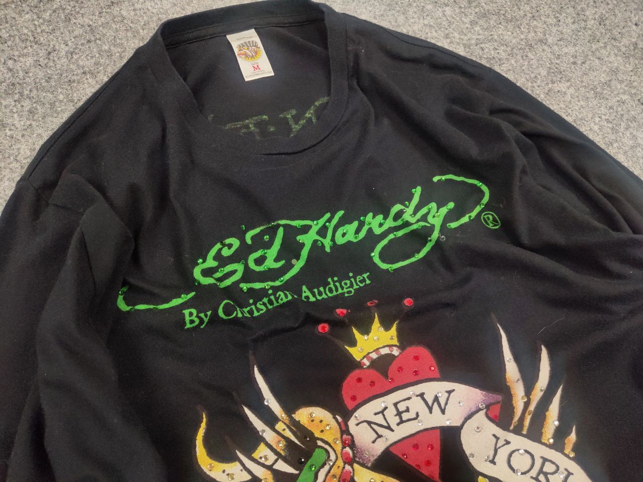 Ed Hardy Vintage Ed Hardy by Christian Audigier Y2K Logo Long Sleeve Size US M / EU 48-50 / 2 - 7 Thumbnail