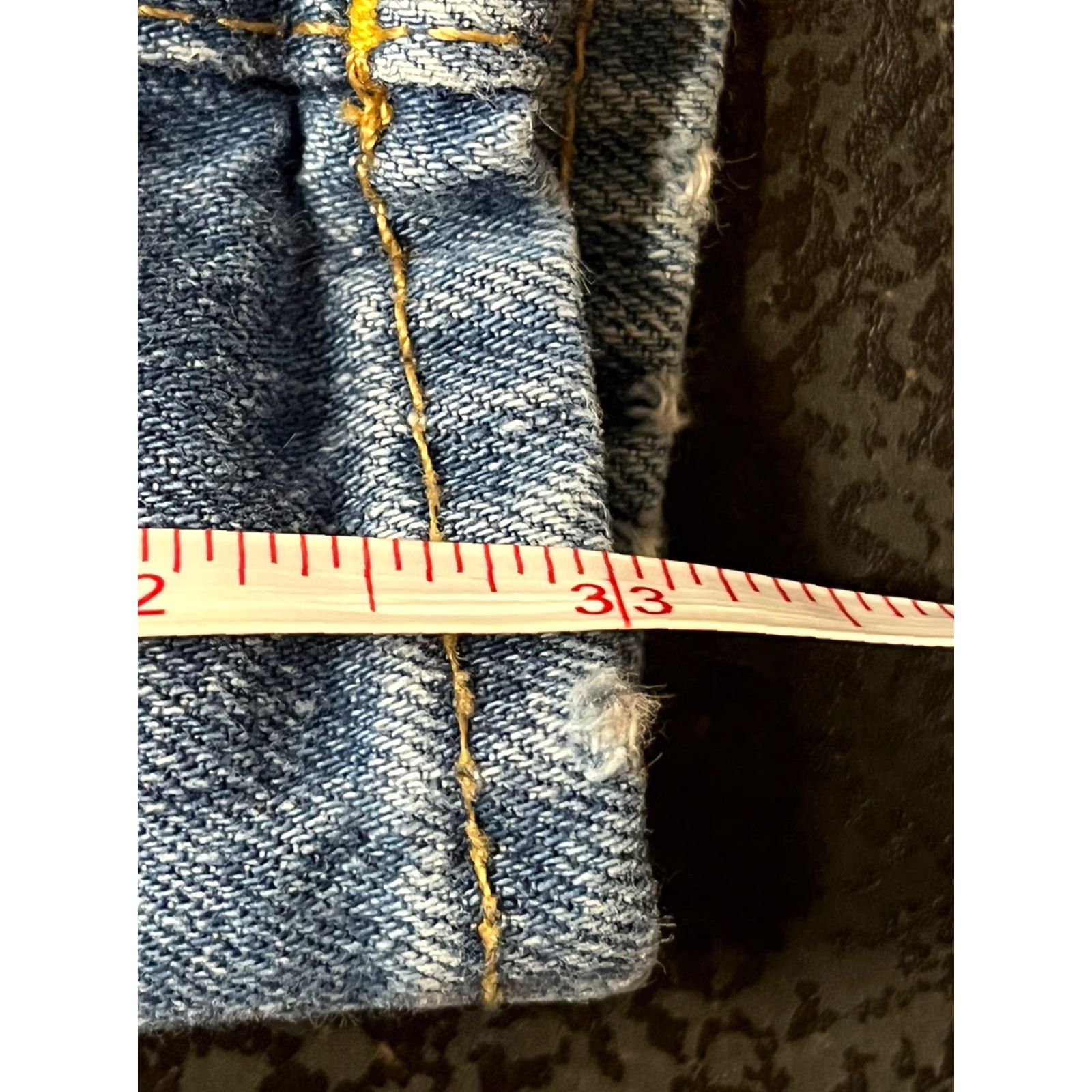True Religion VINTAGE True Religion Ricky Jeans Men's Straight Leg 32x33 Blue Distressed Denim Size US 32 / EU 48 - 7 Thumbnail