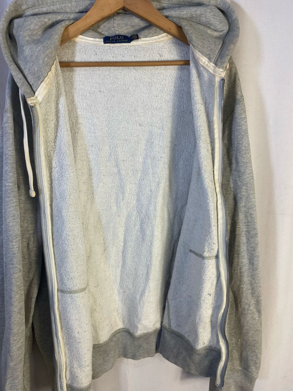 Polo Ralph Lauren × Vintage Vintage polo Ralph Lauren small logo talon zipper hoodie Size US L / EU 52-54 / 3 - 8 Thumbnail