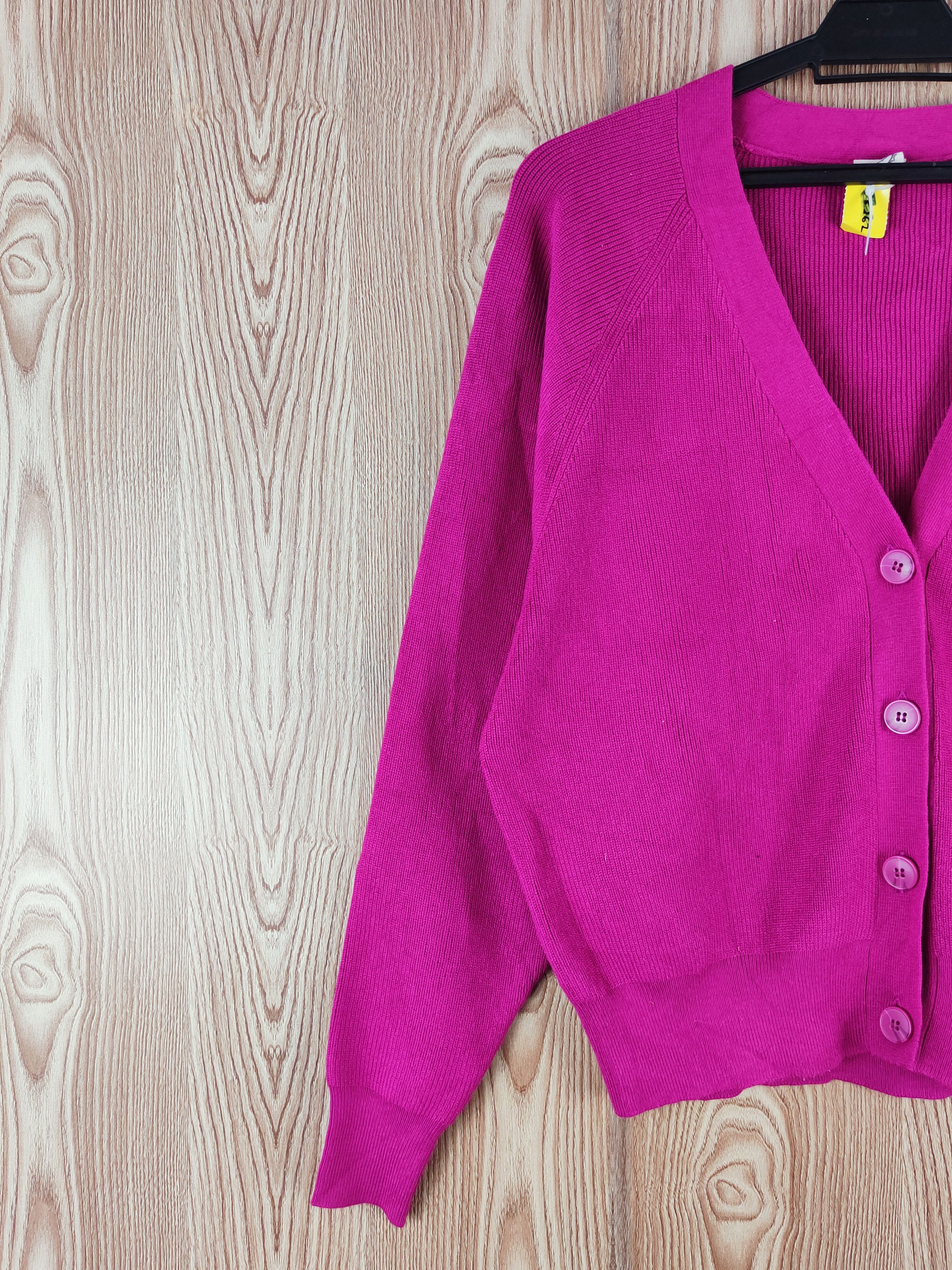 Homespun Knitwear AG Purple Knitwear Cardigan japan #W062 Size US S / EU 44-46 / 1 - 3 Thumbnail