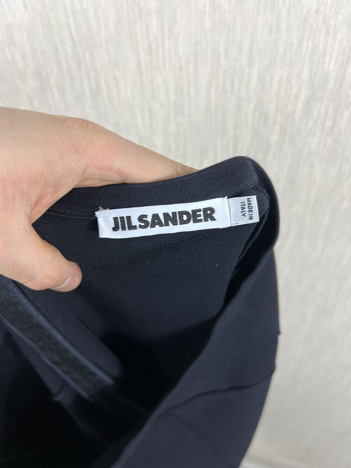 Jil Sander Jil Sander pencil navy skirt geometric avant garde casual Size 30" / US 8 / IT 44 - 16 Thumbnail