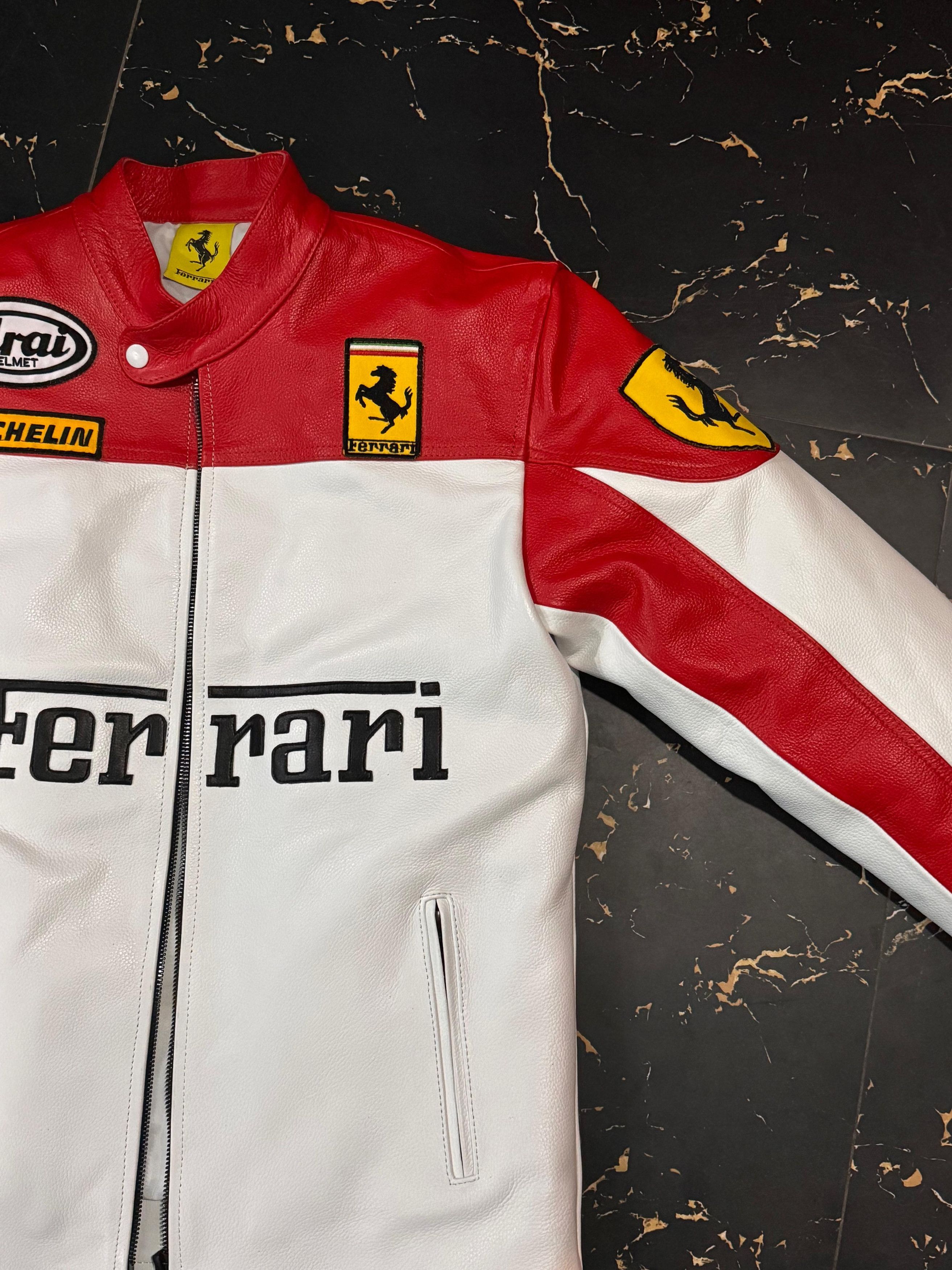 Ferrari × Vintage Vintage Ferrari Leather Jacket Size US M / EU 48-50 / 2 - 3 Thumbnail