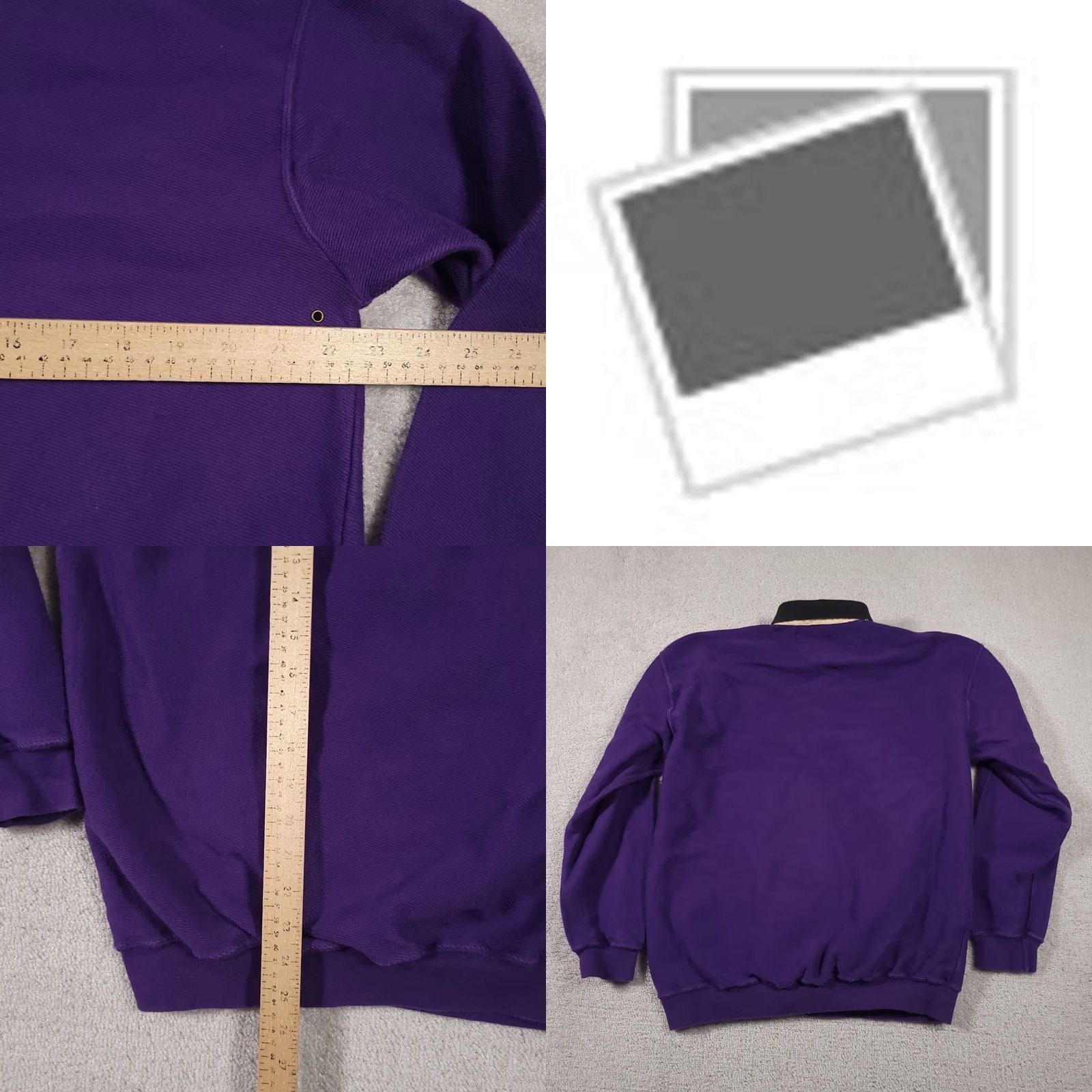 Vintage VINTAGE Saratoga Sweatshirt Mens Large Purple Heavy Collared Ski 90s Sports Outdoor Heavyweight Pullover Men Size US L / EU 52-54 / 3 - 8 Thumbnail