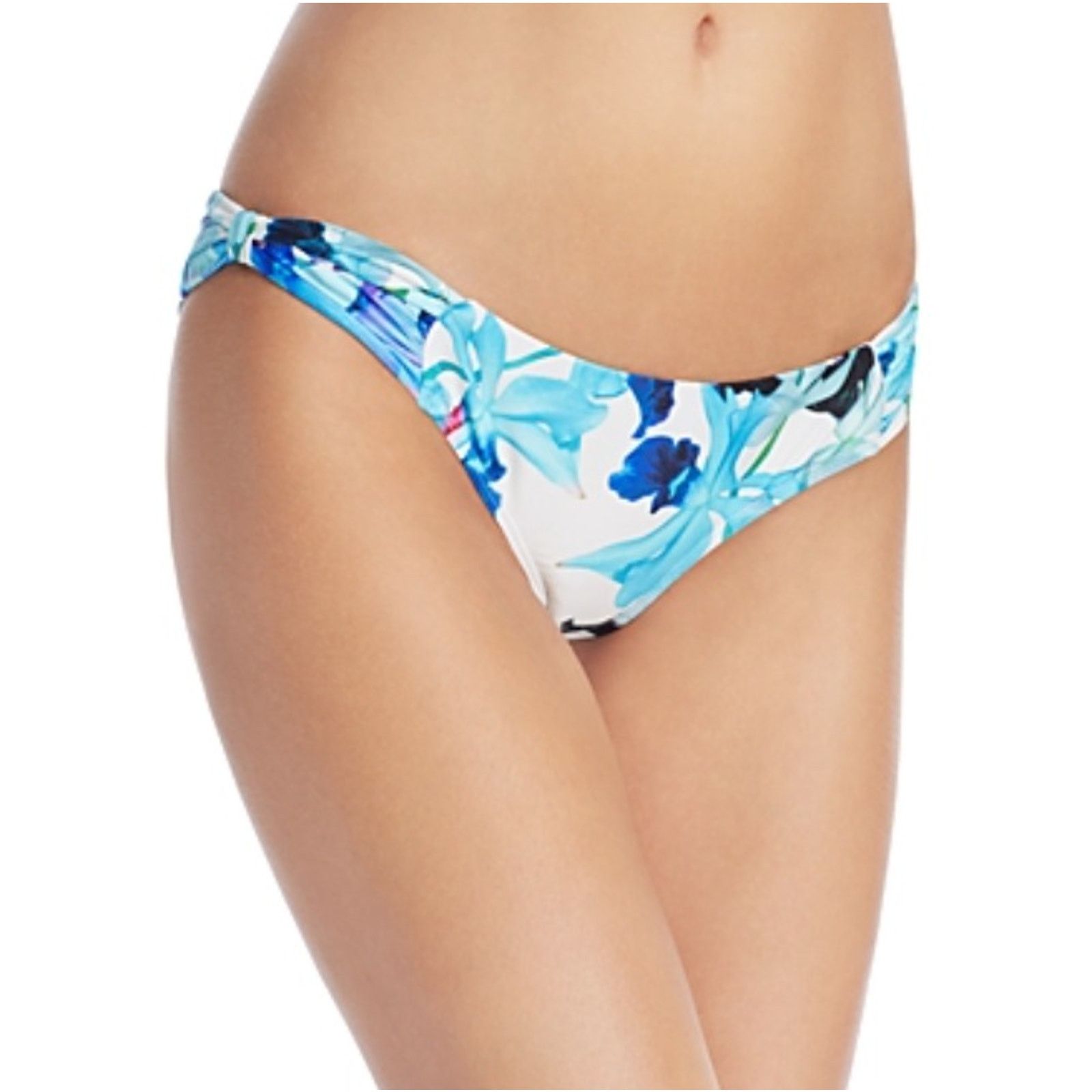 The Unbranded Brand 6 Shore Road by Pooja Women Blue Knot Bikini Bottoms Size L Size ONE SIZE - 1 Thumbnail