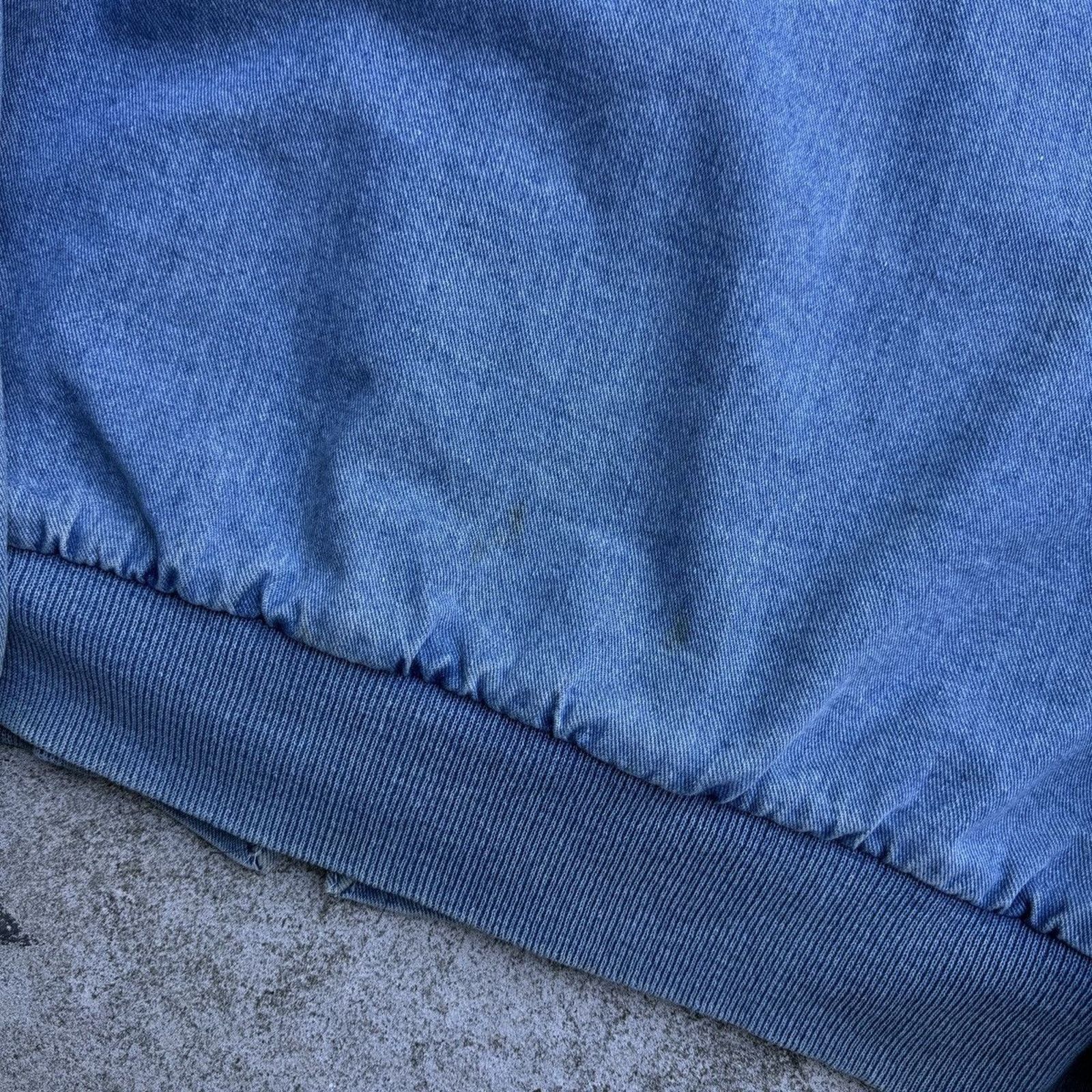 Vintage 90s Thermal Lined Denim Zip Up Work Jacket ERD Grunge Faded Size US L / EU 52-54 / 3 - 13 Thumbnail