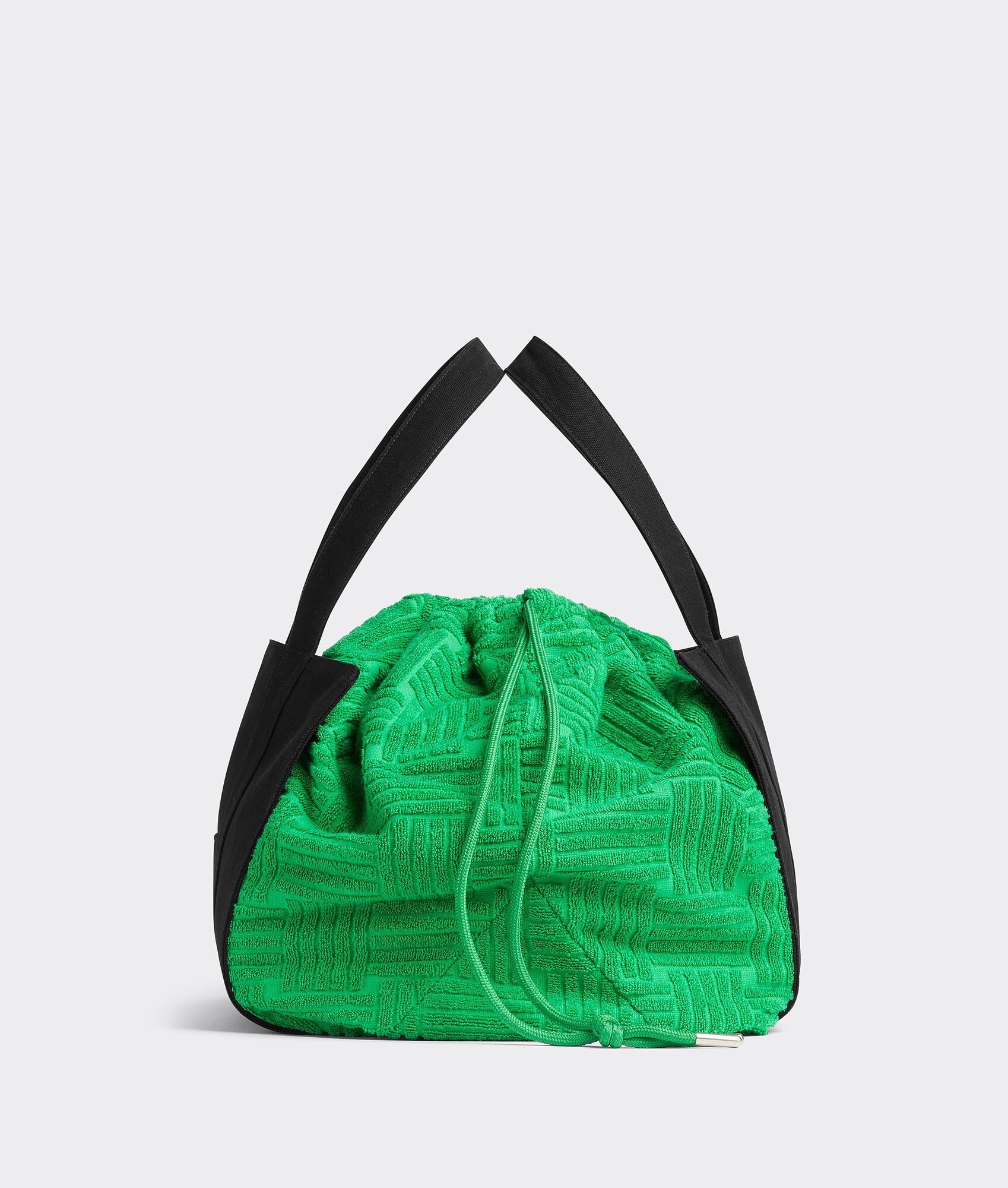 Bottega Veneta o1n1vont1125 Size: OS / Unisex Roll Up Bag in Black/Grass Size ONE SIZE - 2 Thumbnail