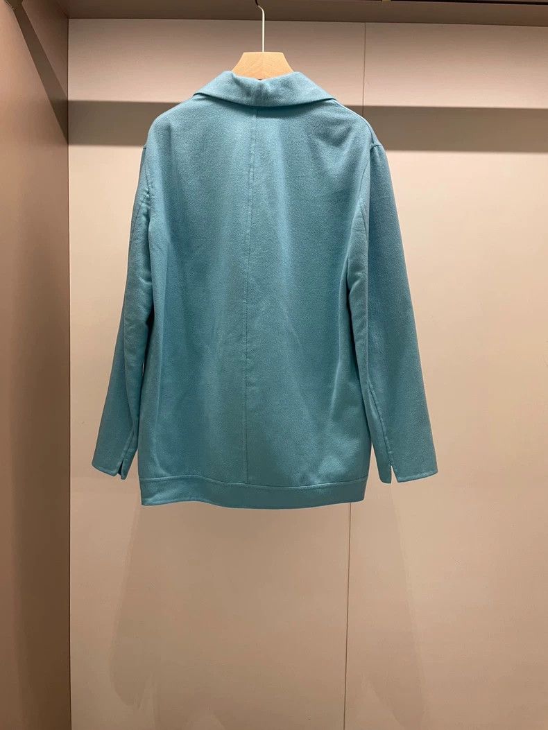 Loro Piana Loro Piana Blue Cashmere Coat S Size US S / EU 44-46 / 1 - 2 Thumbnail