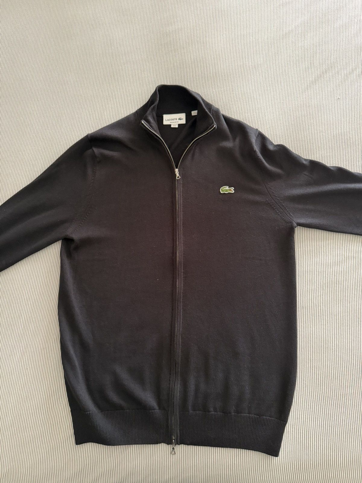 Lacoste Lacoste Light Weight Zip Sweater Size US S / EU 44-46 / 1 - 1 Thumbnail