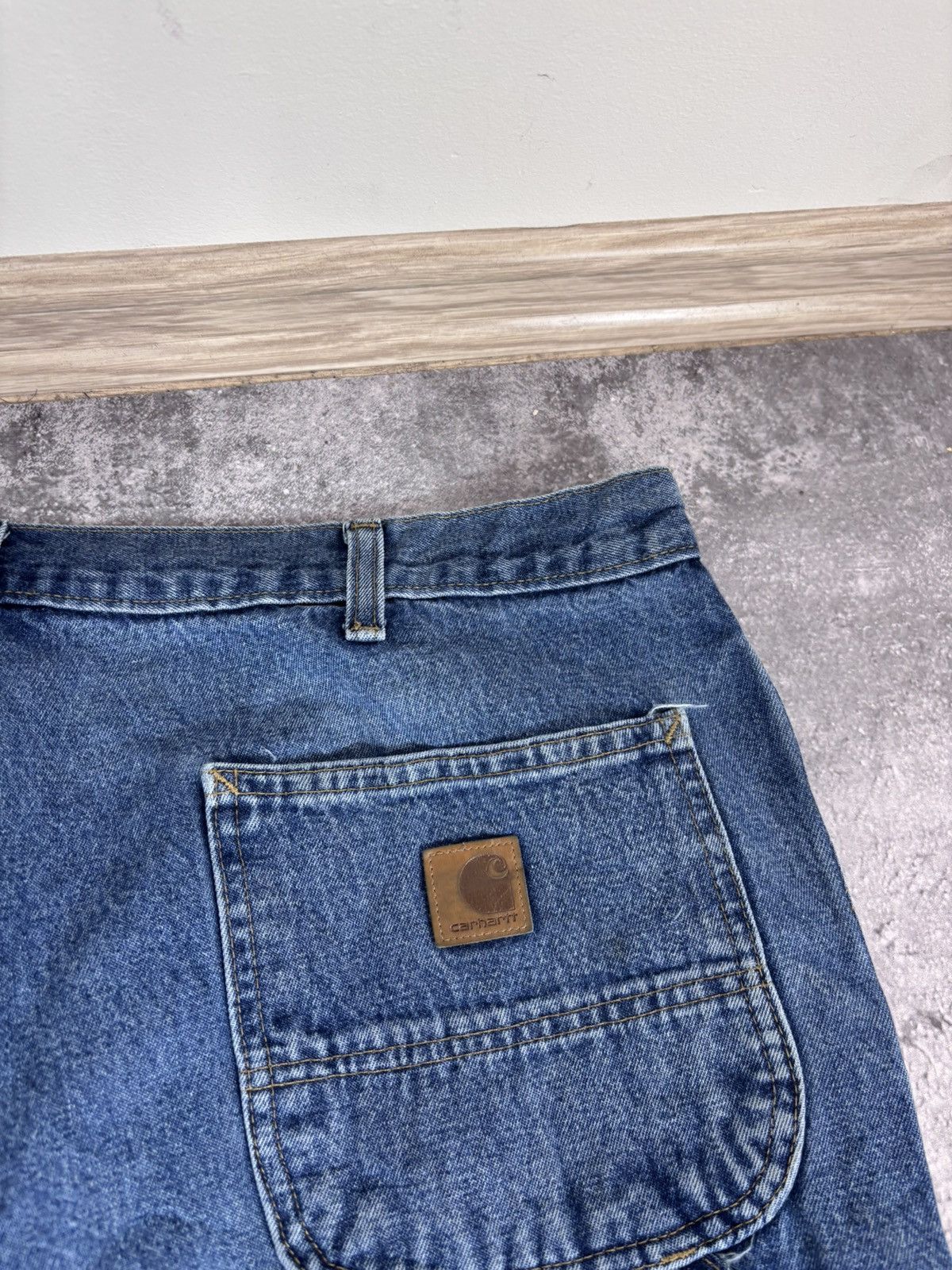 Carhartt Vintage Carhartt Men’s Blue Denim Jeans USA Workwear Size US 40 / EU 56 - 8 Thumbnail
