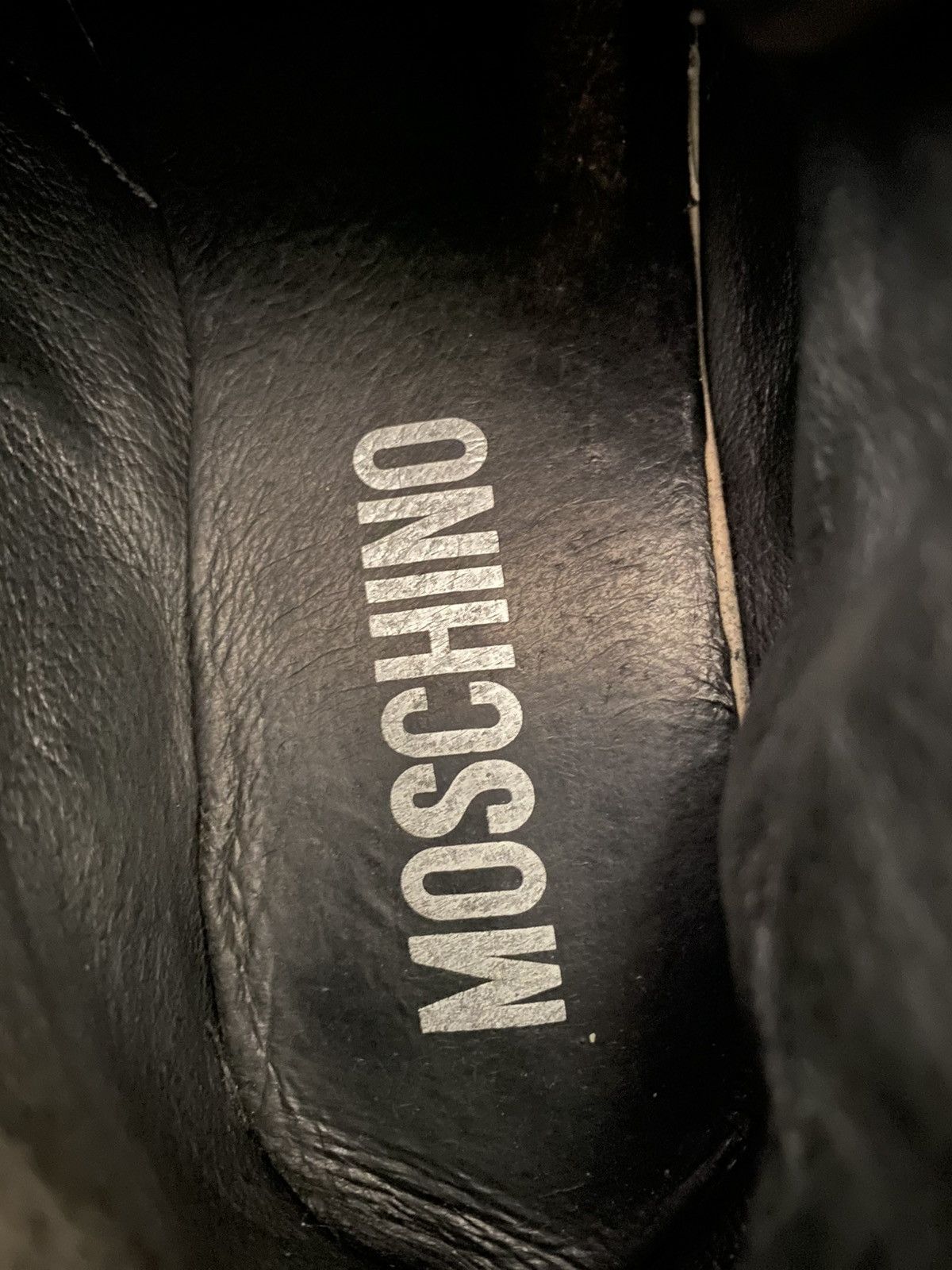Moschino Moschino metallic gold pyhton embossed leather ankle length Size US 7.5 / EU 40-41 - 8 Thumbnail