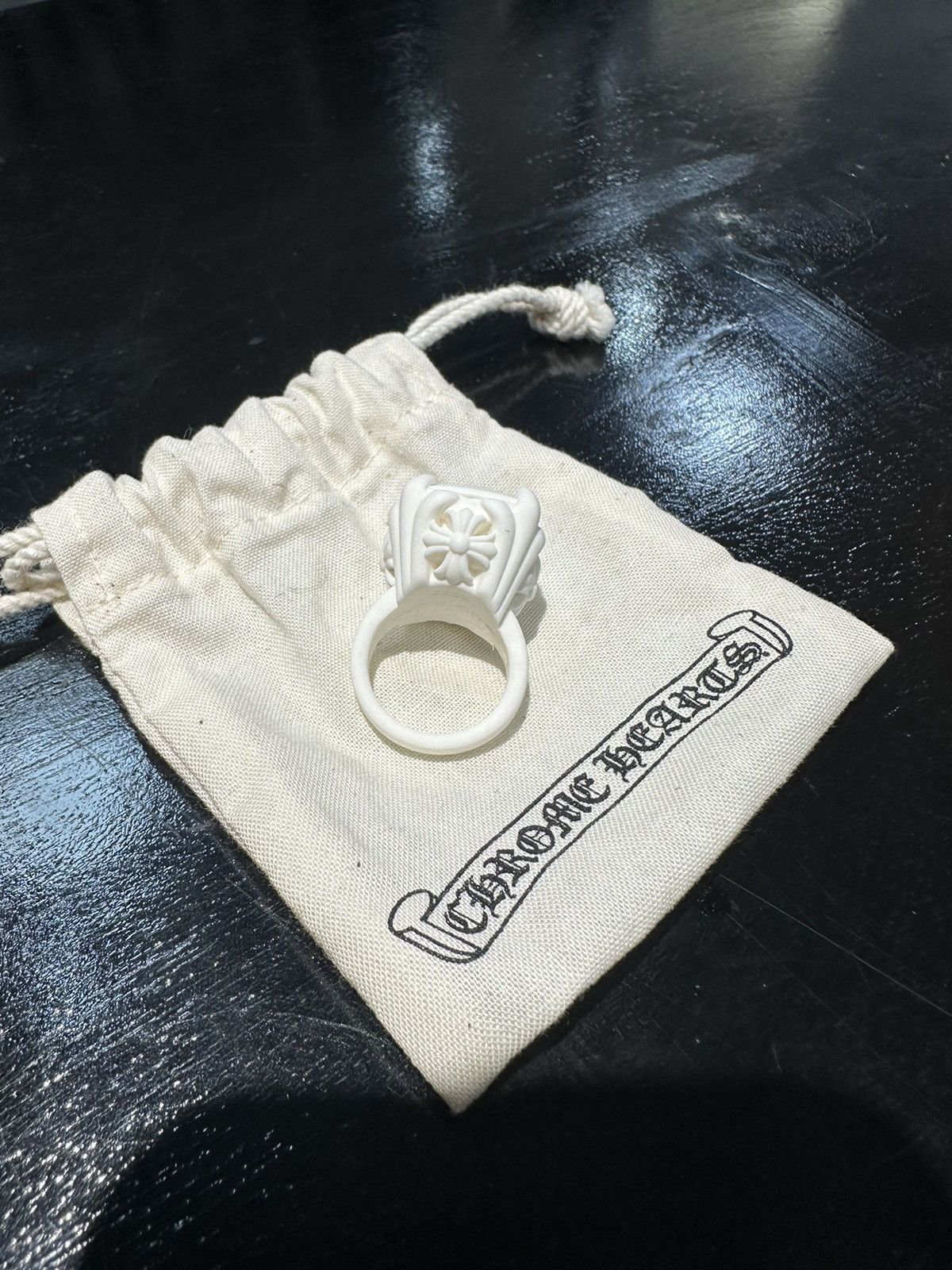 Chrome Hearts Chrome Hearts Silicone Cocktail Ring Size ONE SIZE - 3 Thumbnail