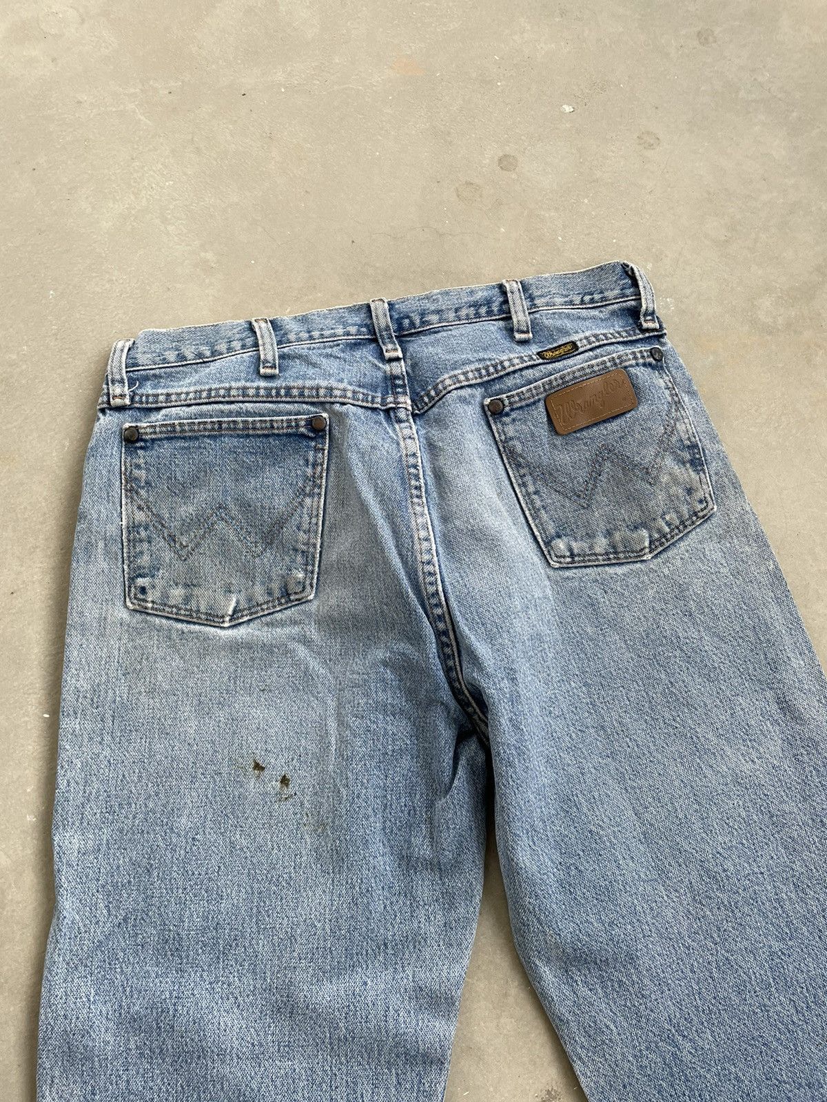 Vintage × Wrangler VINTAGE WRANGLER LIGHT BLUE DENIM Size US 34 / EU 50 - 8 Thumbnail