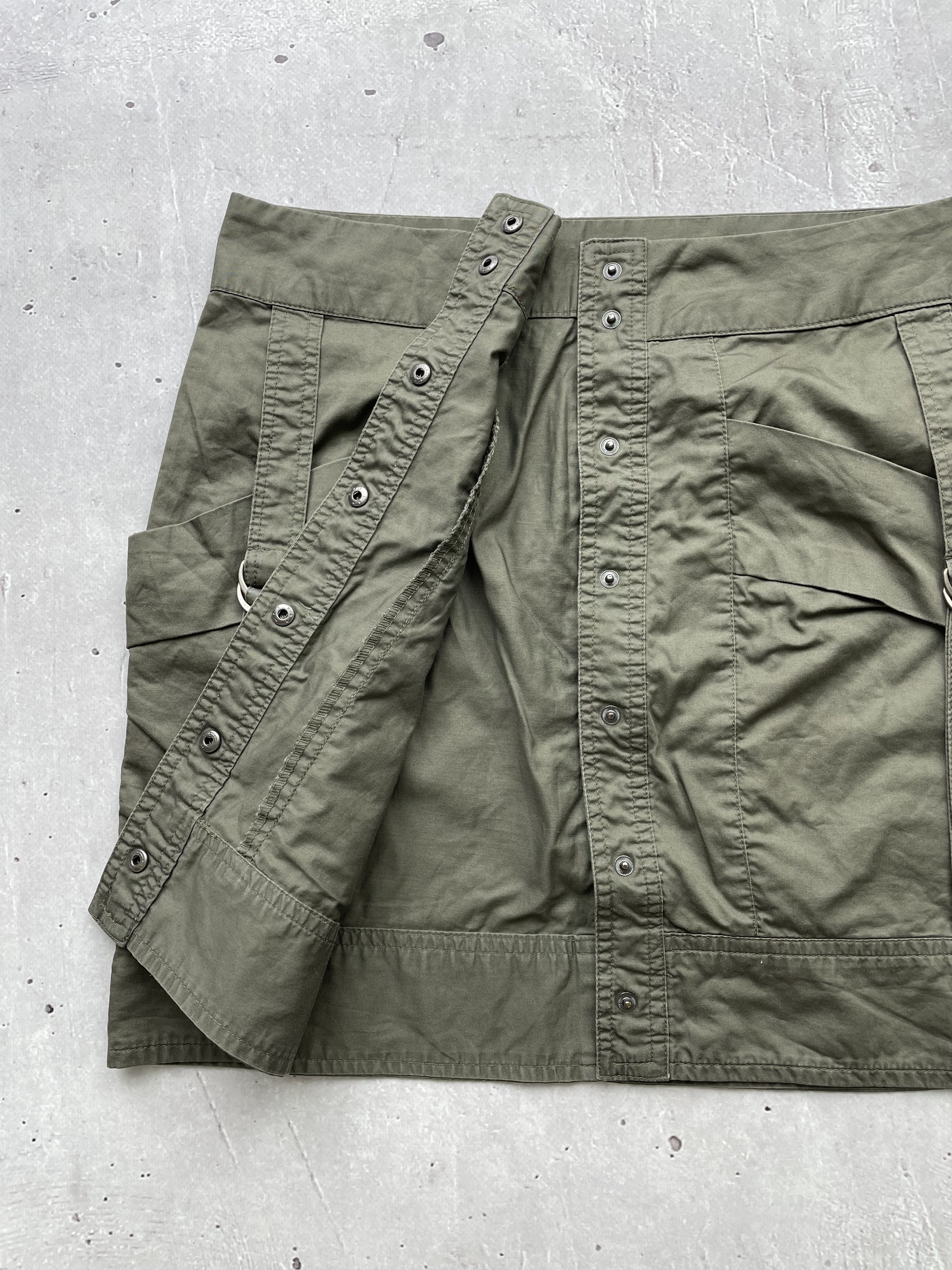 Japanese Brand × Vintage Vintage Bondage Buttons Mini Skirt Size 27" / US 4 / IT 40 - 4 Thumbnail